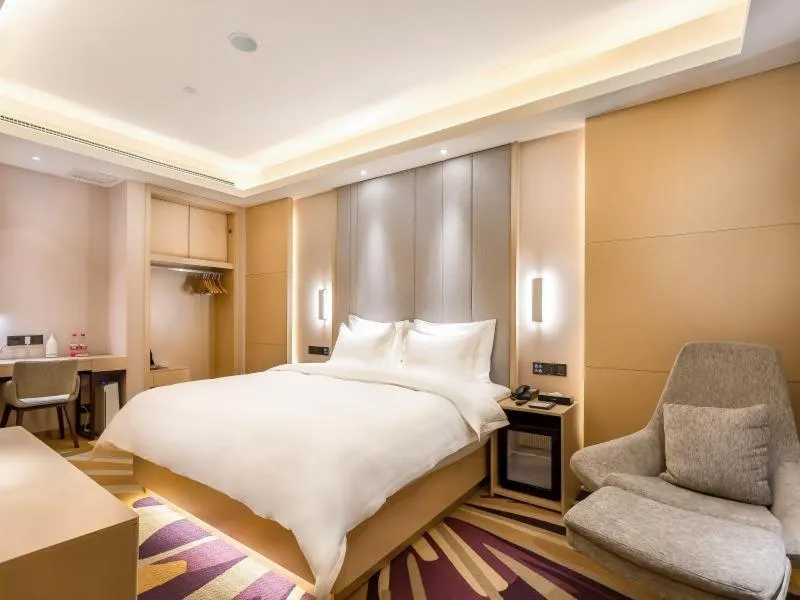Bed in Lavande Hotel Langfang City Government