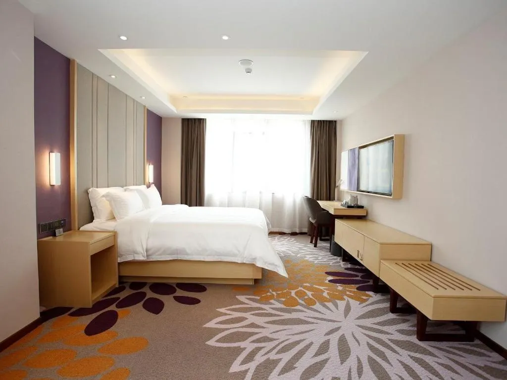 Bed in Lavande Hotel Jiujiang Jiujiang College