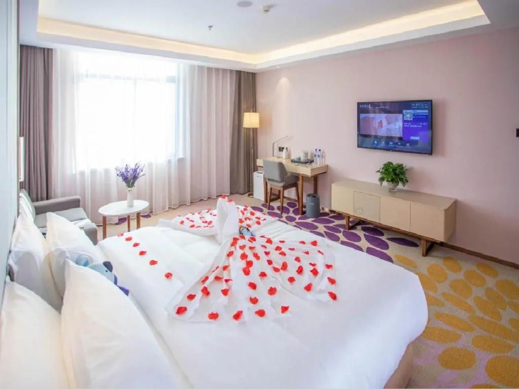 Bed in Lavande Hotel Jinzhou Jiefang Road Kaixuan Building