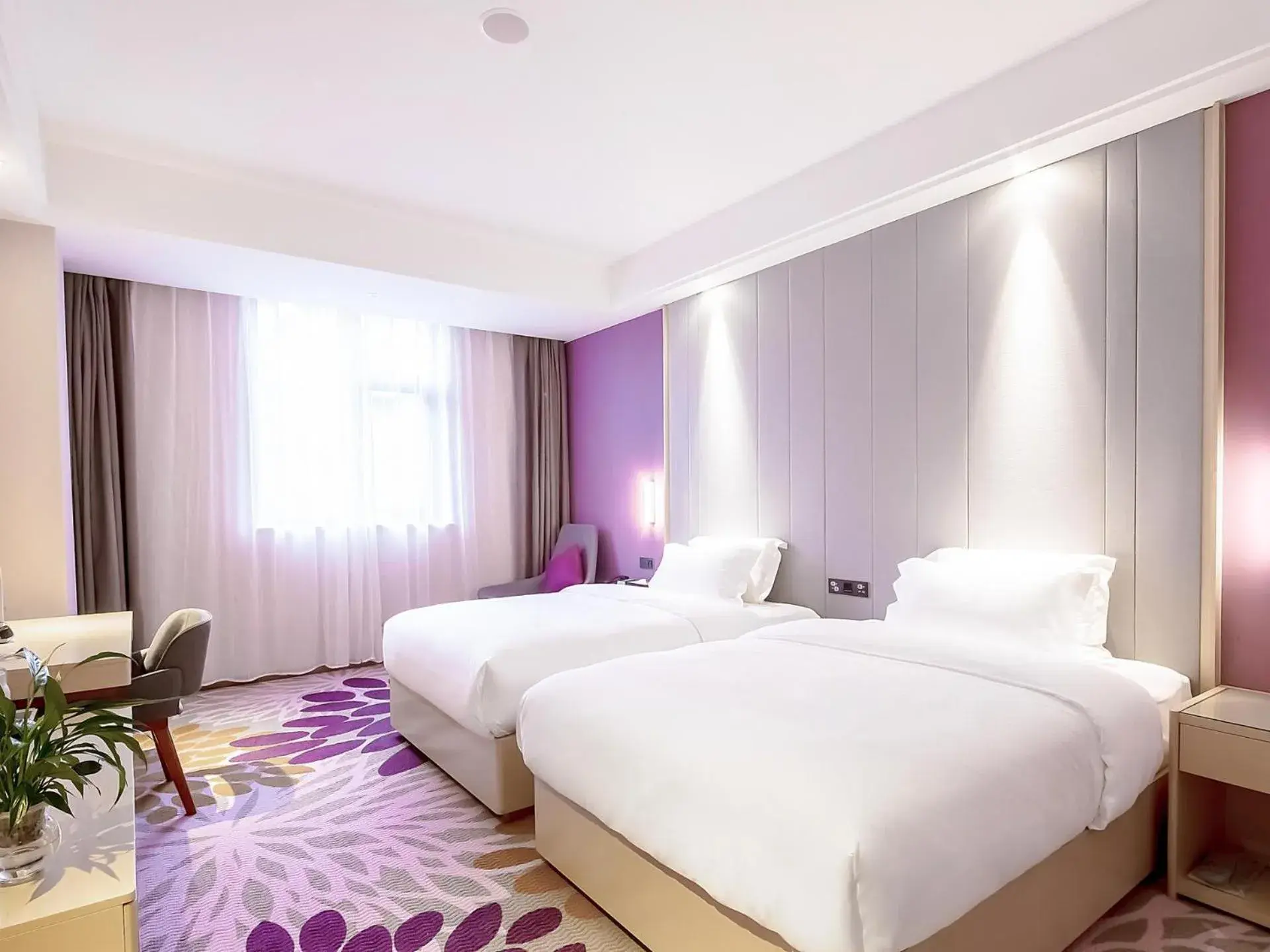 Bed in Lavande Hotel Changsha Xingsha Center Bed in Lavande Hotel Changsha Xingsha Center