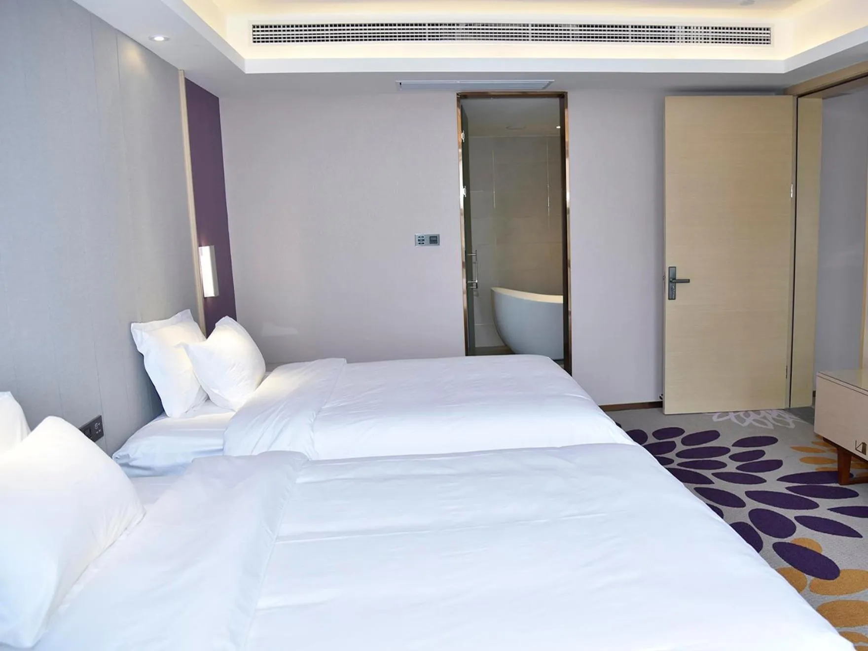 Bed in Lavande Hotel Fuzhou Wanda Plaza High-speed Railway Station