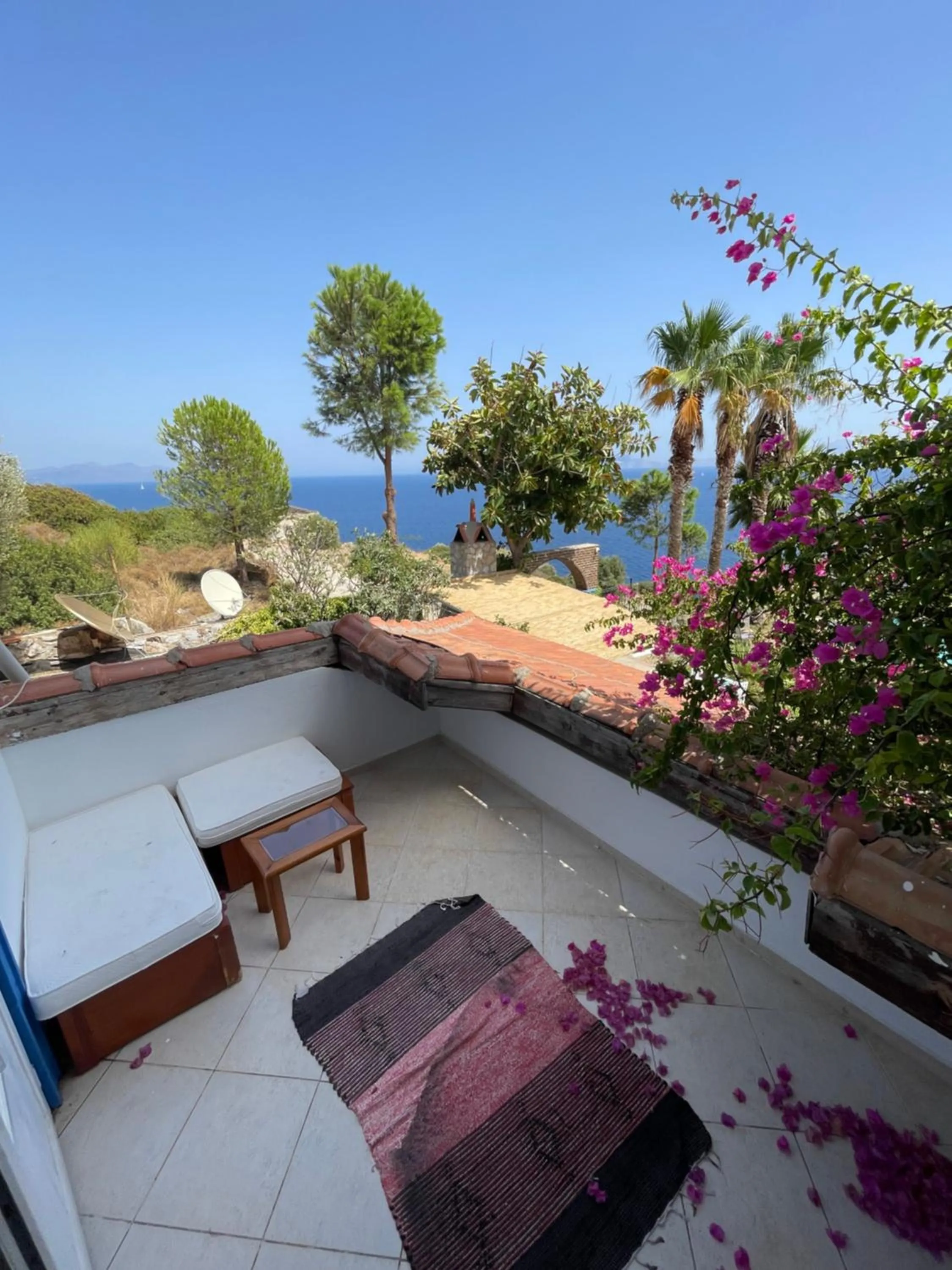 Patio in Datca Villa Carla Hotel