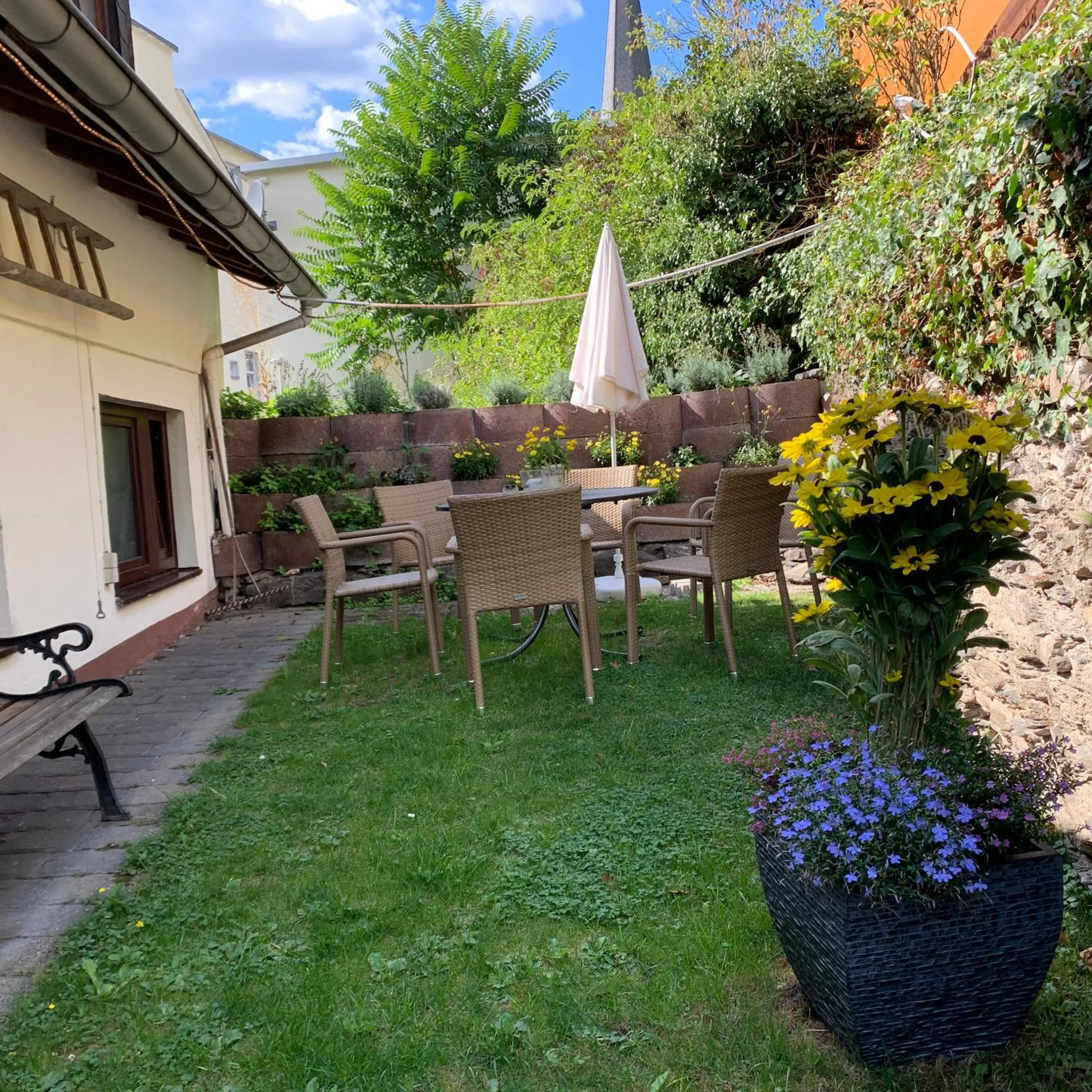 Garden in Hotel Garni Maaß