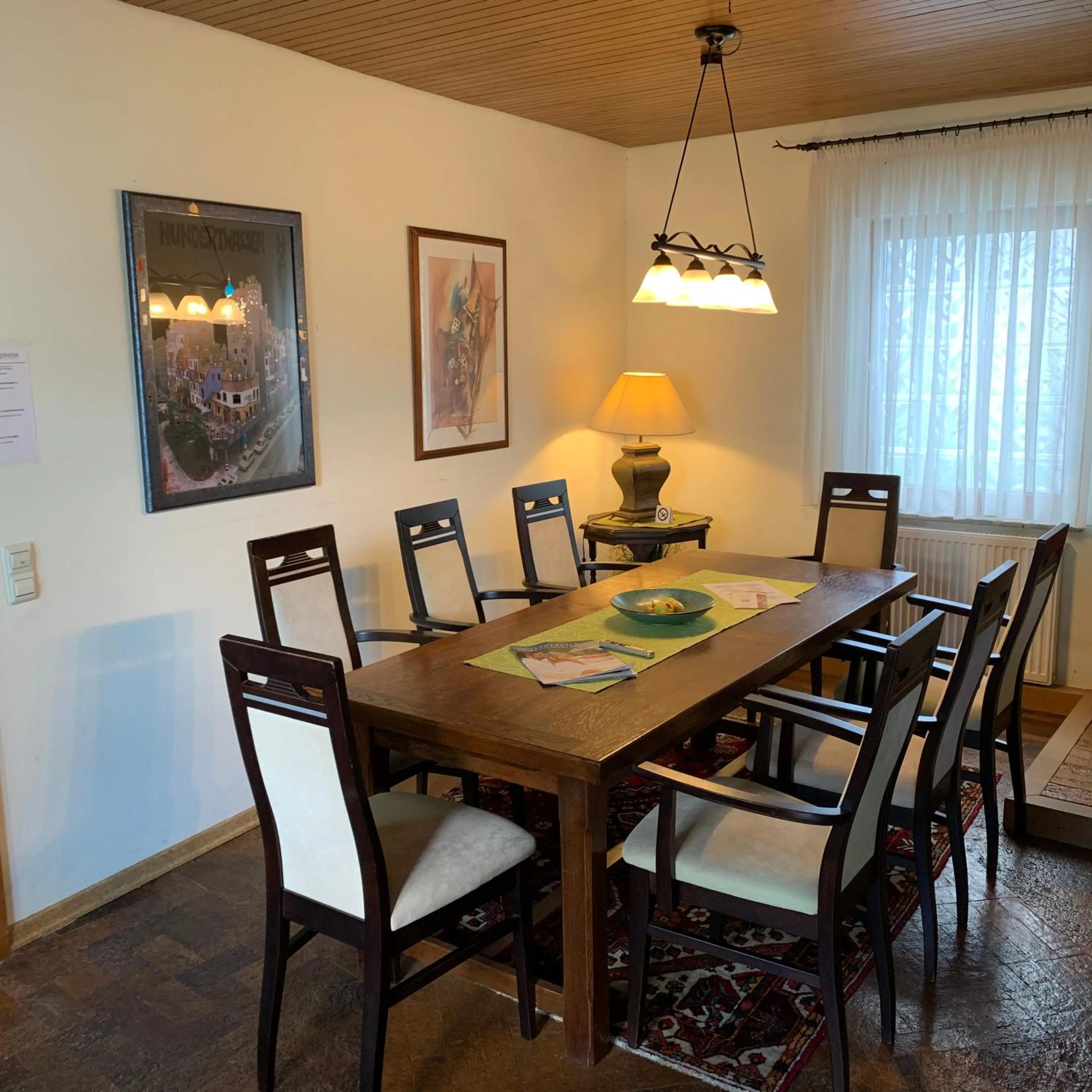 Seating area in Hotel Garni Maaß