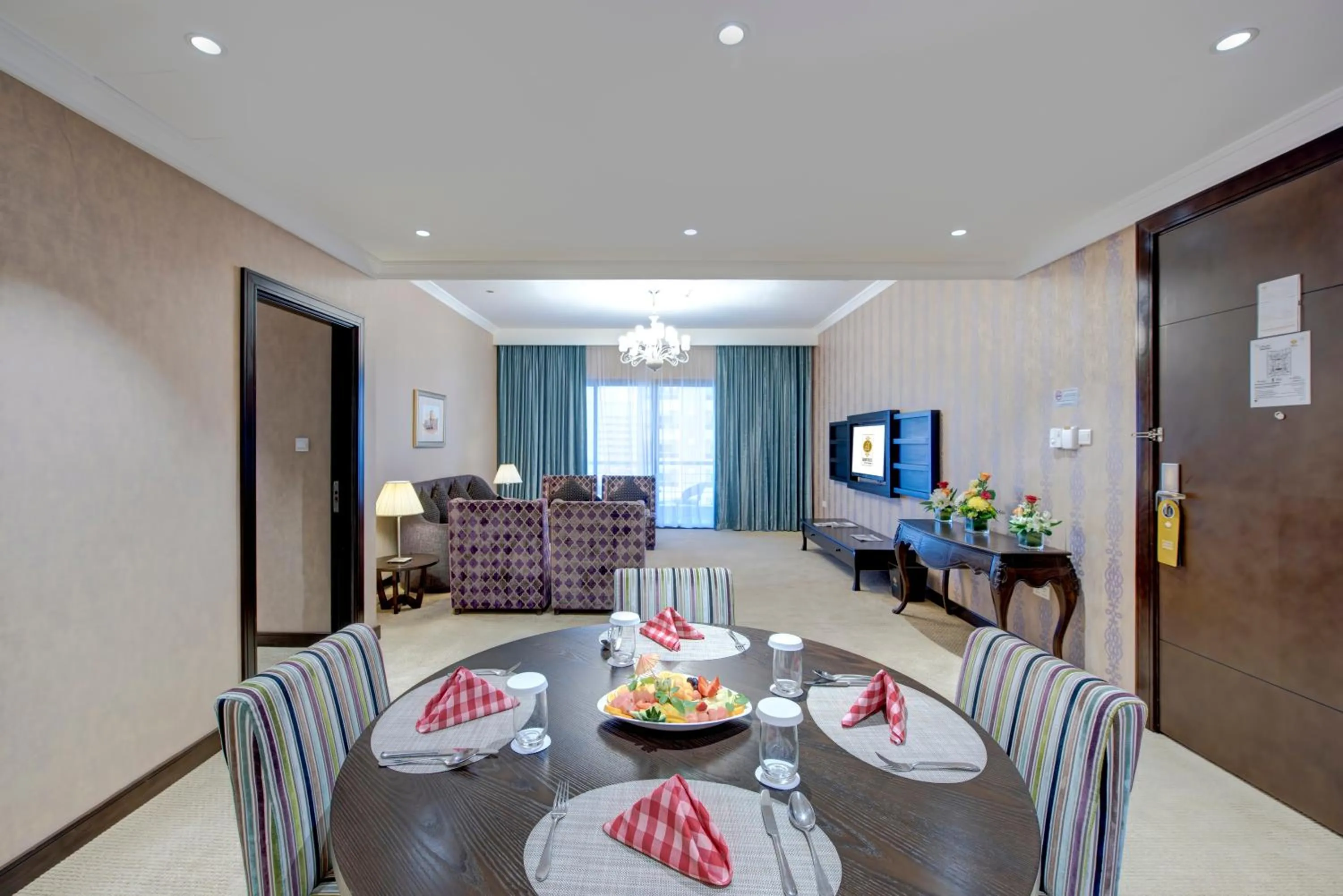 Dining area in Donatello Hotel