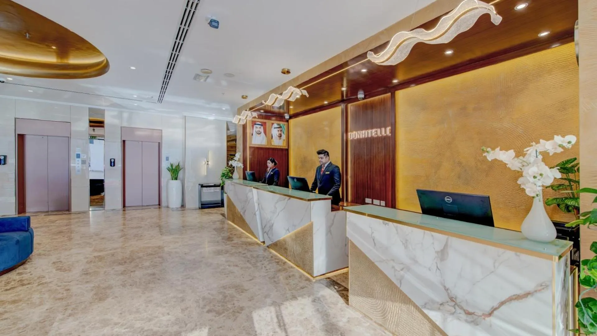 Lobby or reception in Donatello Hotel