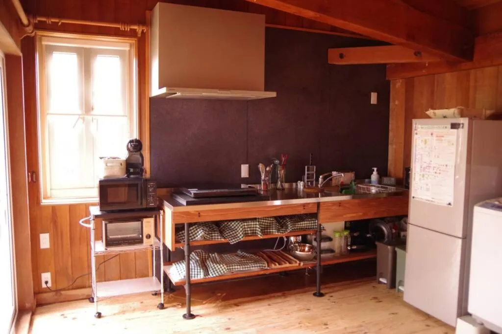 Kitchen or kitchenette in Miyajima Breeze