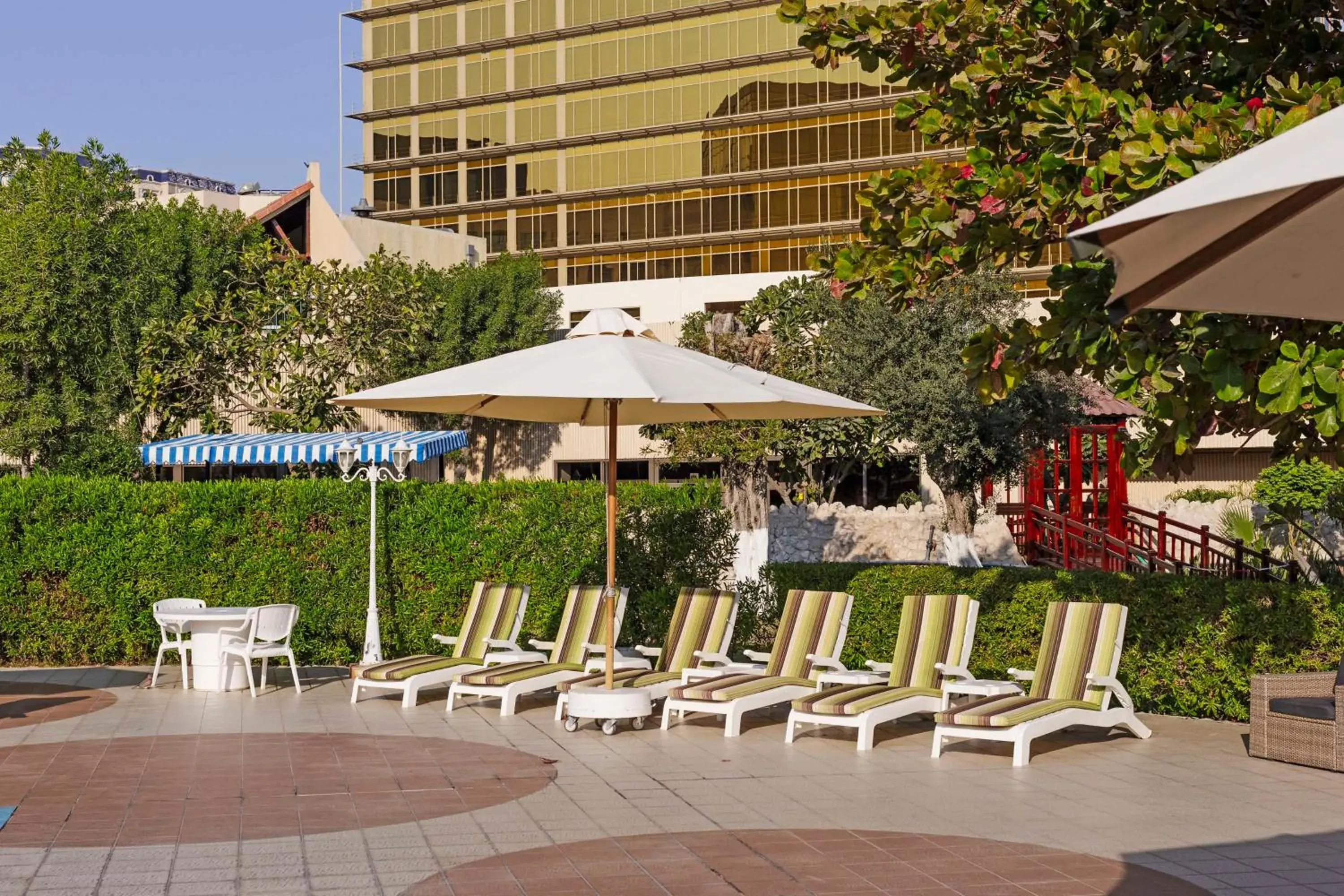 Pool view in Radisson Blu Hotel, Doha Pool view in Radisson Blu Hotel, Doha