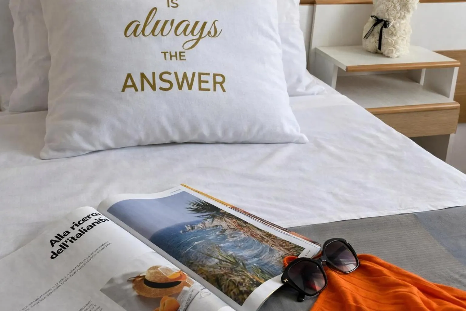 Bedroom, Bed in Hotel Soave