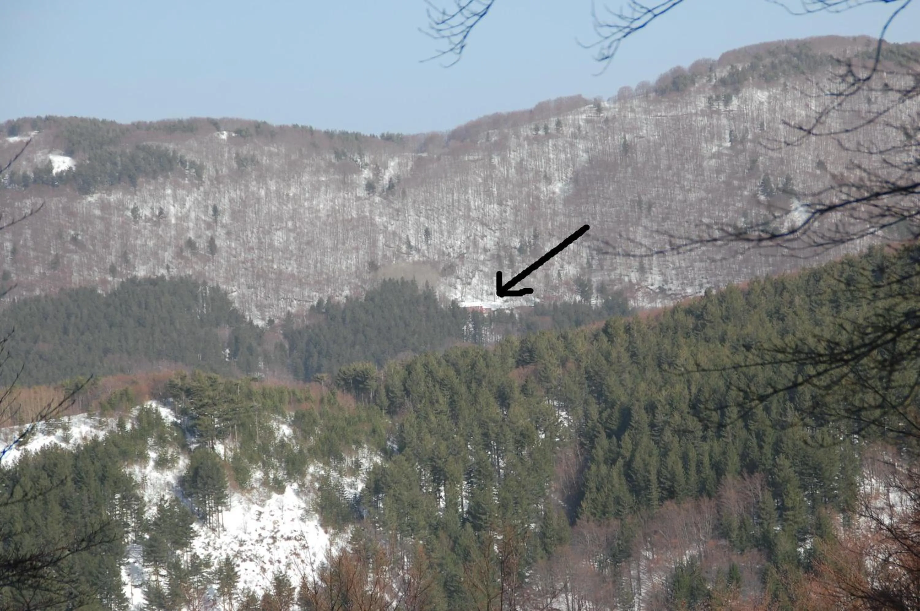 Natural landscape in Rifugio Casello Margherita