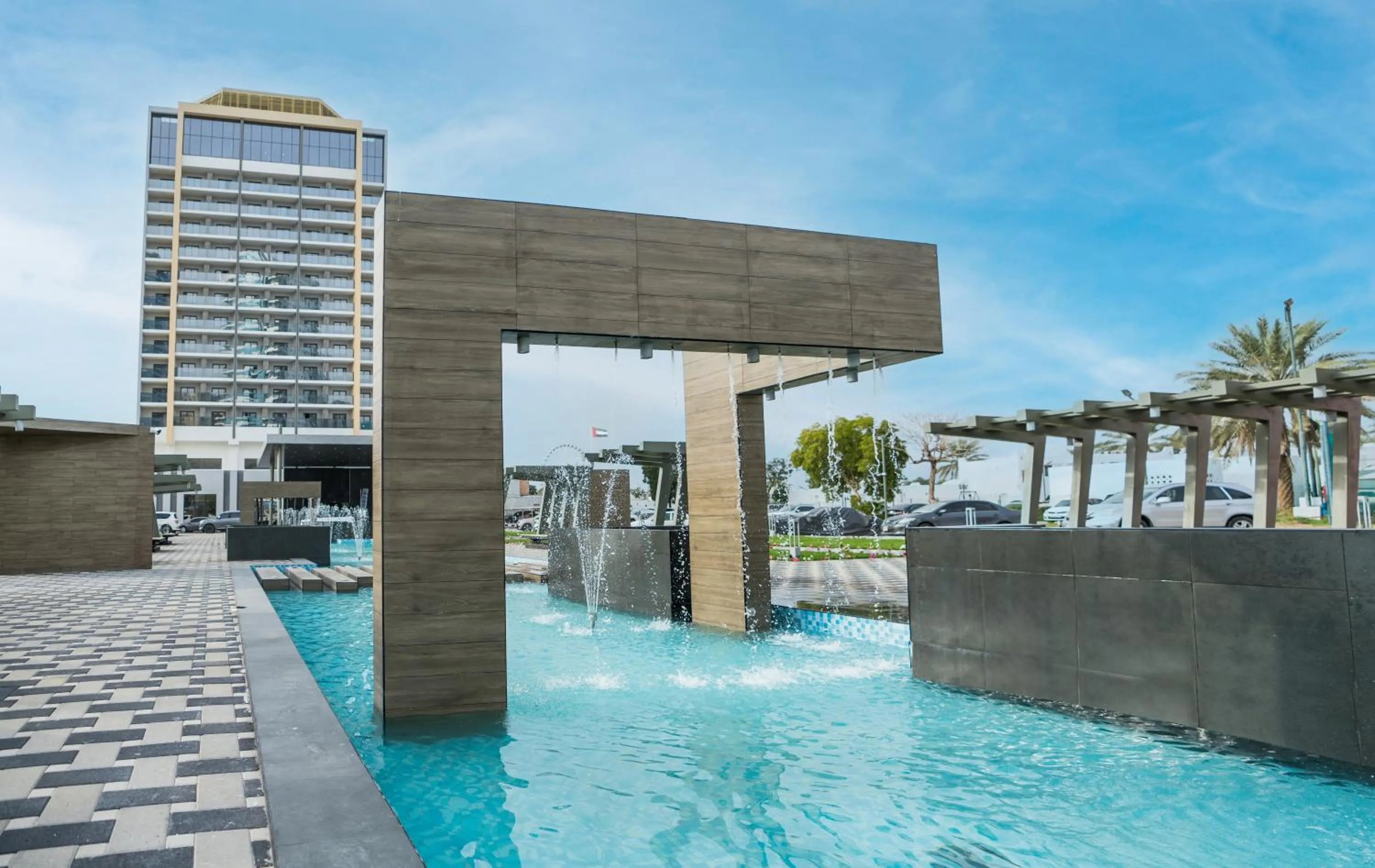 Property building in Hotel Holiday International