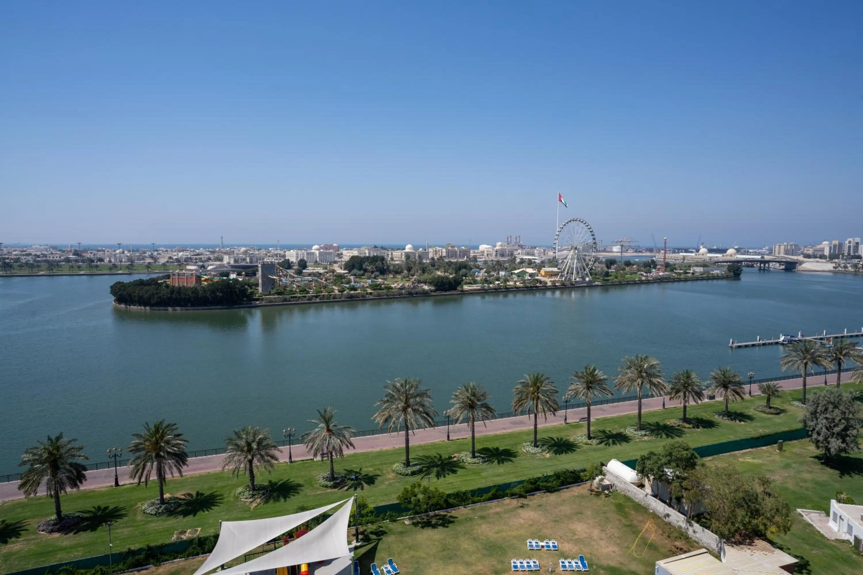 Lake view in Hotel Holiday International