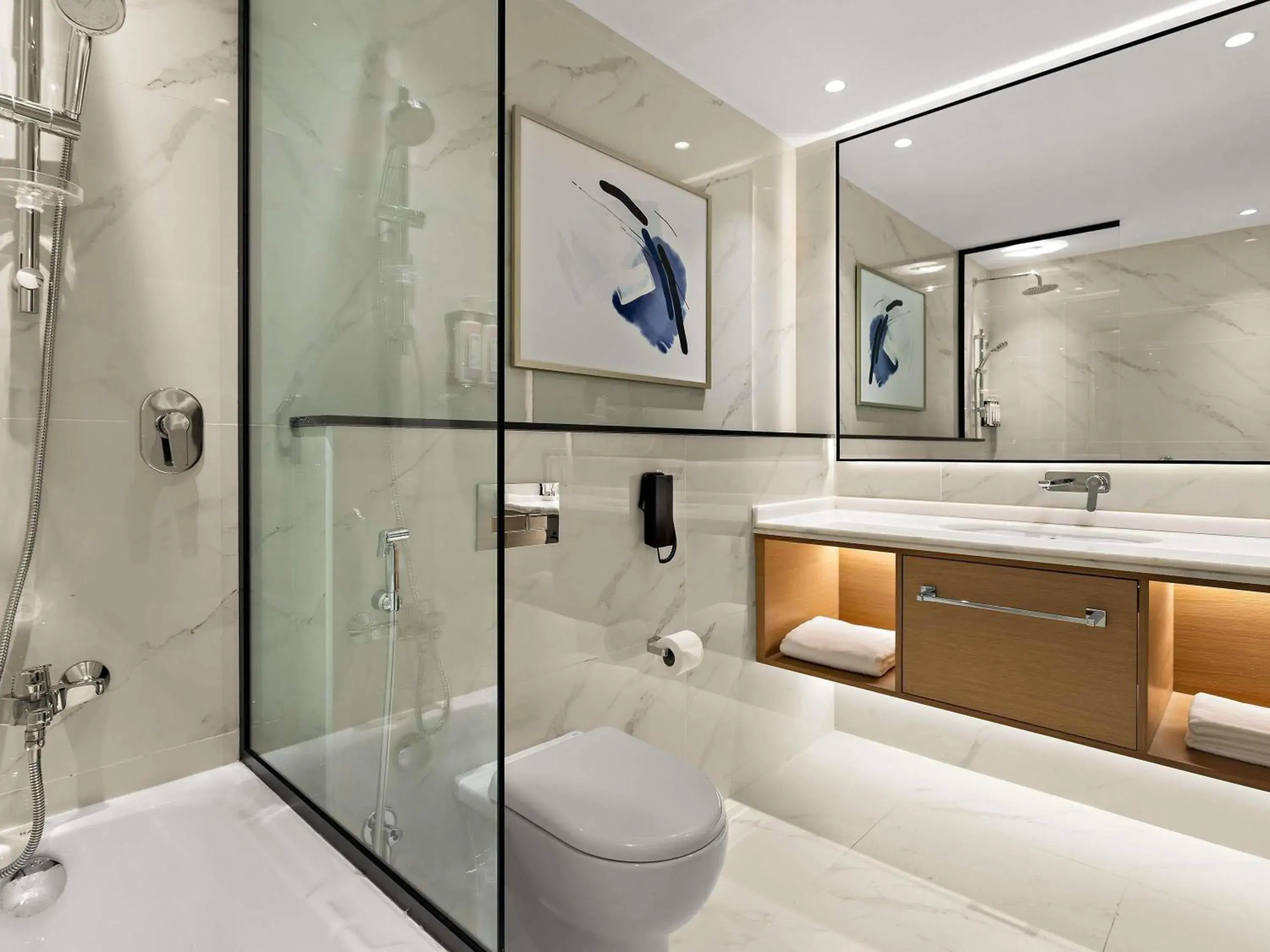 Bedroom in Mövenpick Hotel & Apartments Bur Dubai Bedroom in Mövenpick Hotel & Apartments Bur Dubai