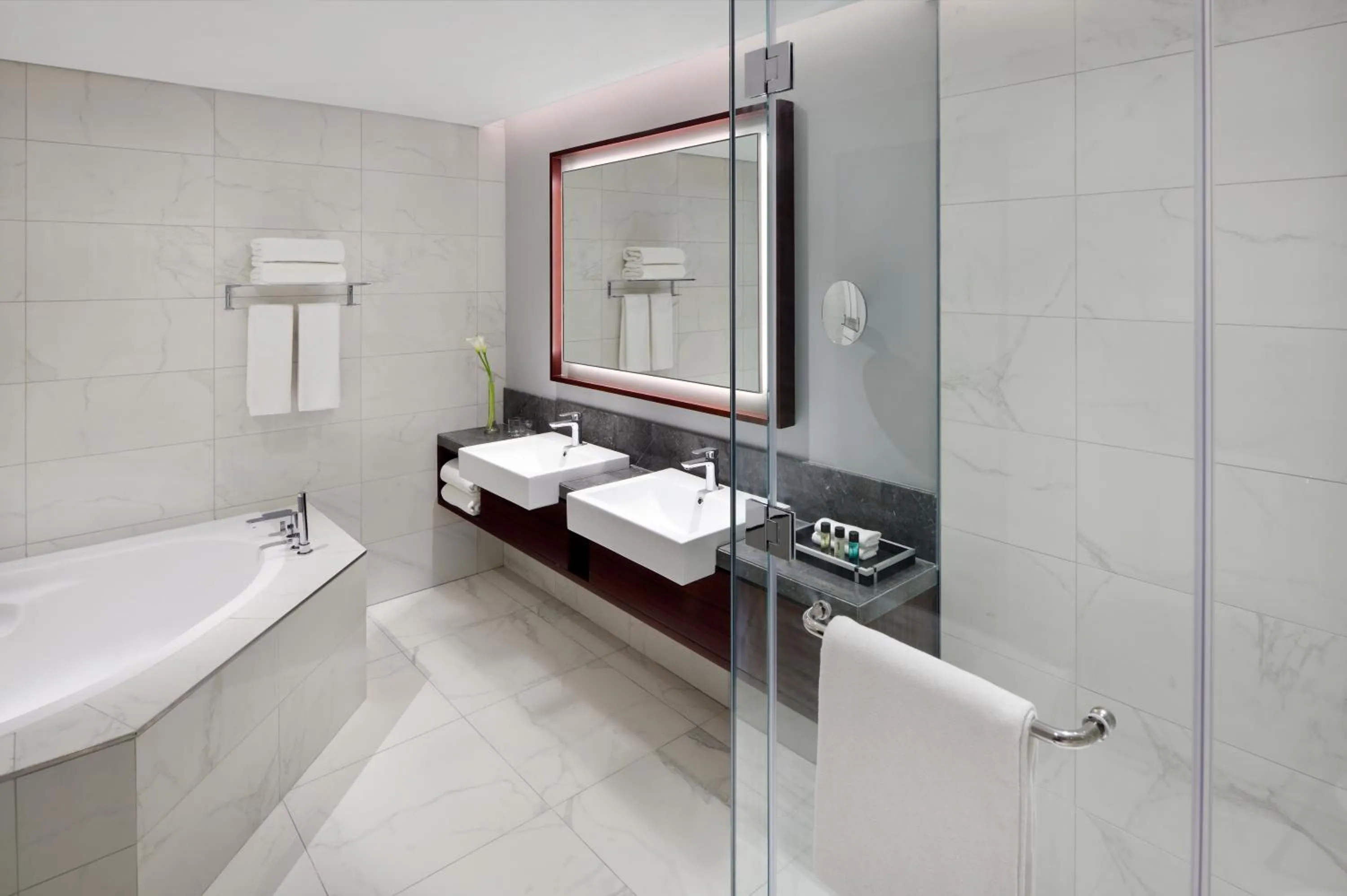 Bathroom in Mövenpick Hotel & Apartments Bur Dubai