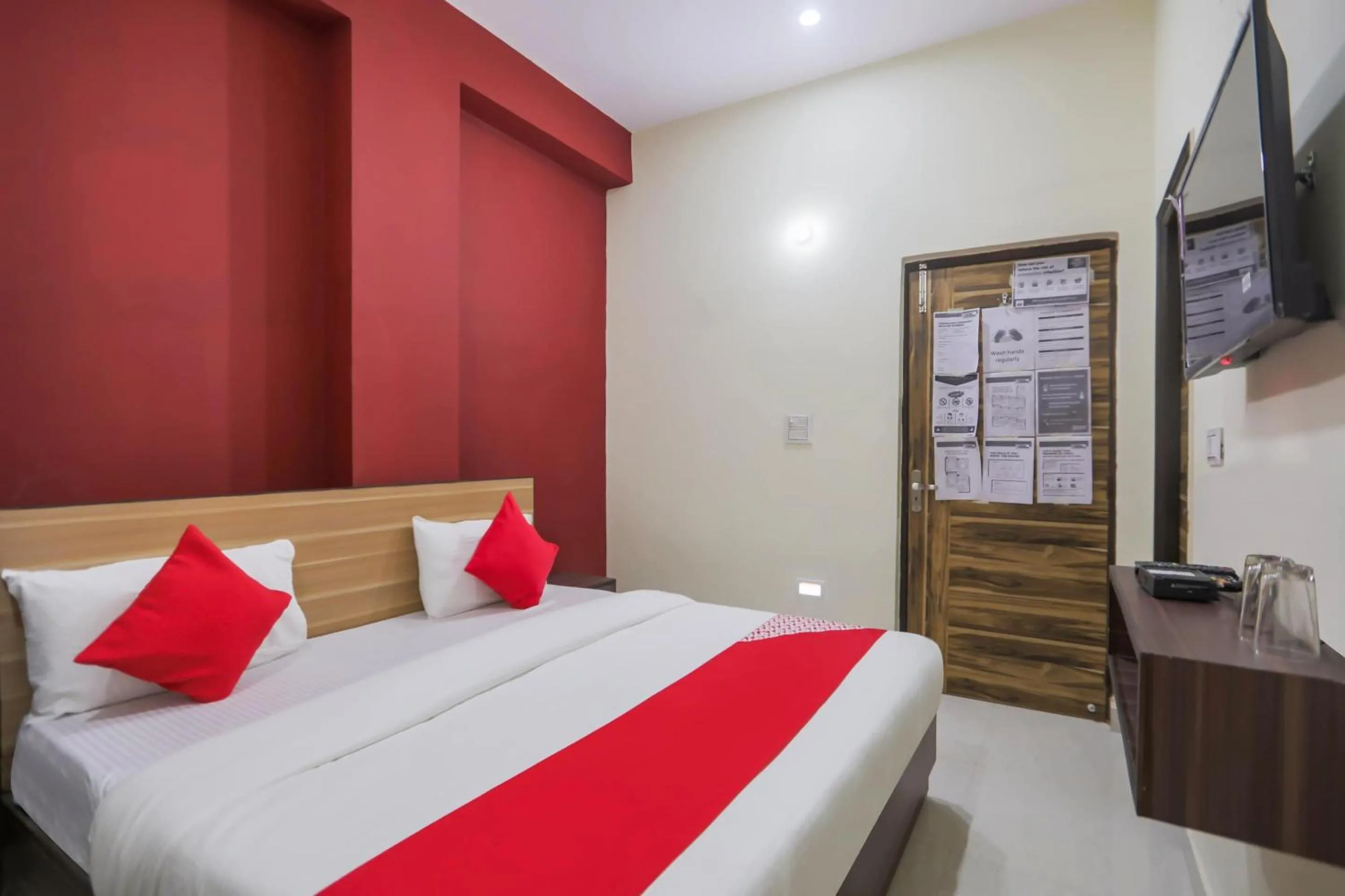 Bedroom, Bed in Hotel O Sewa Residency