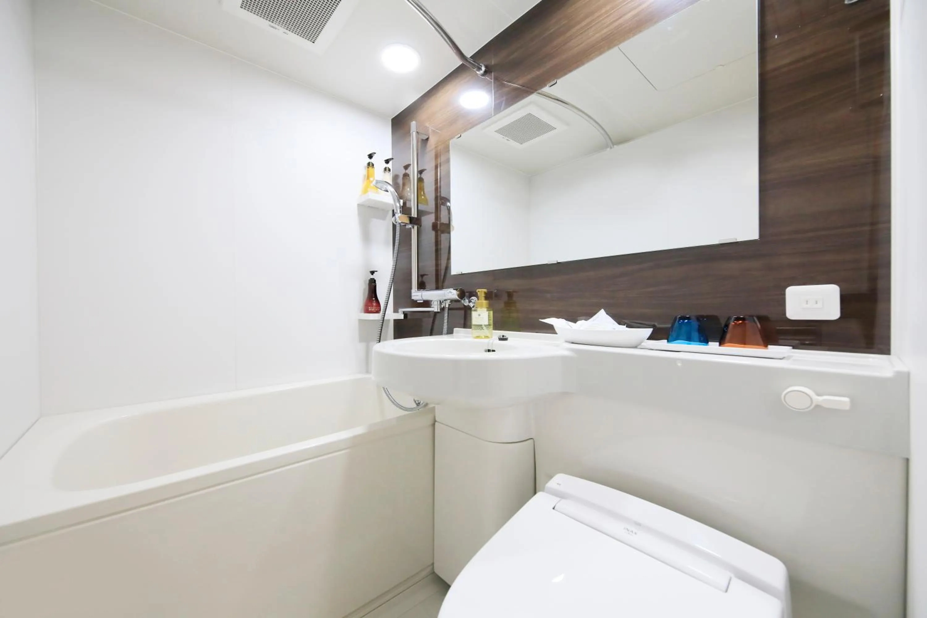 Bathroom in QuintessaHotel FukuokaTenjin Comic&Books