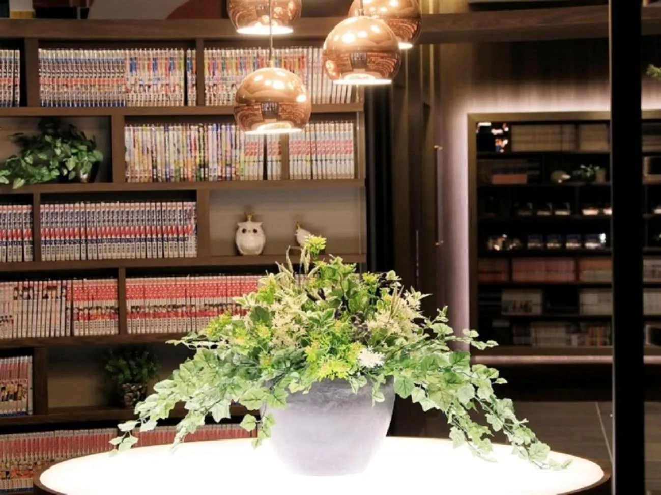 Library in QuintessaHotel FukuokaTenjin Comic&Books