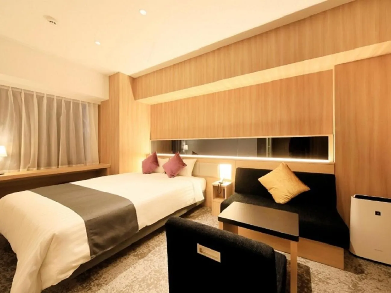 Bed in QuintessaHotel FukuokaTenjin Comic&Books