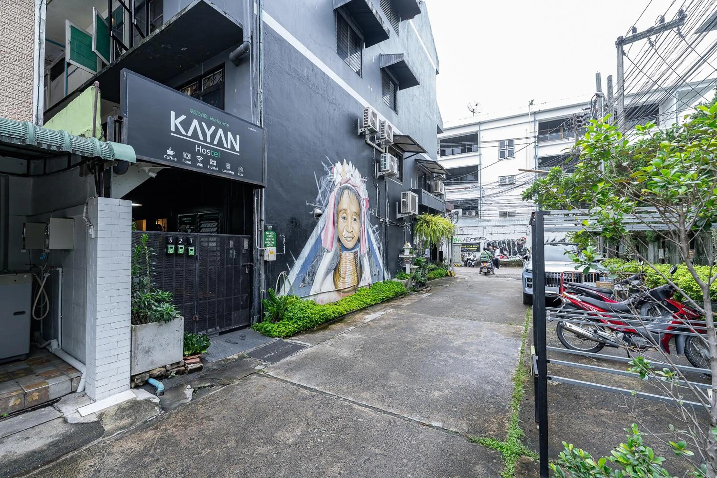 Property building in KAYAN Hostel