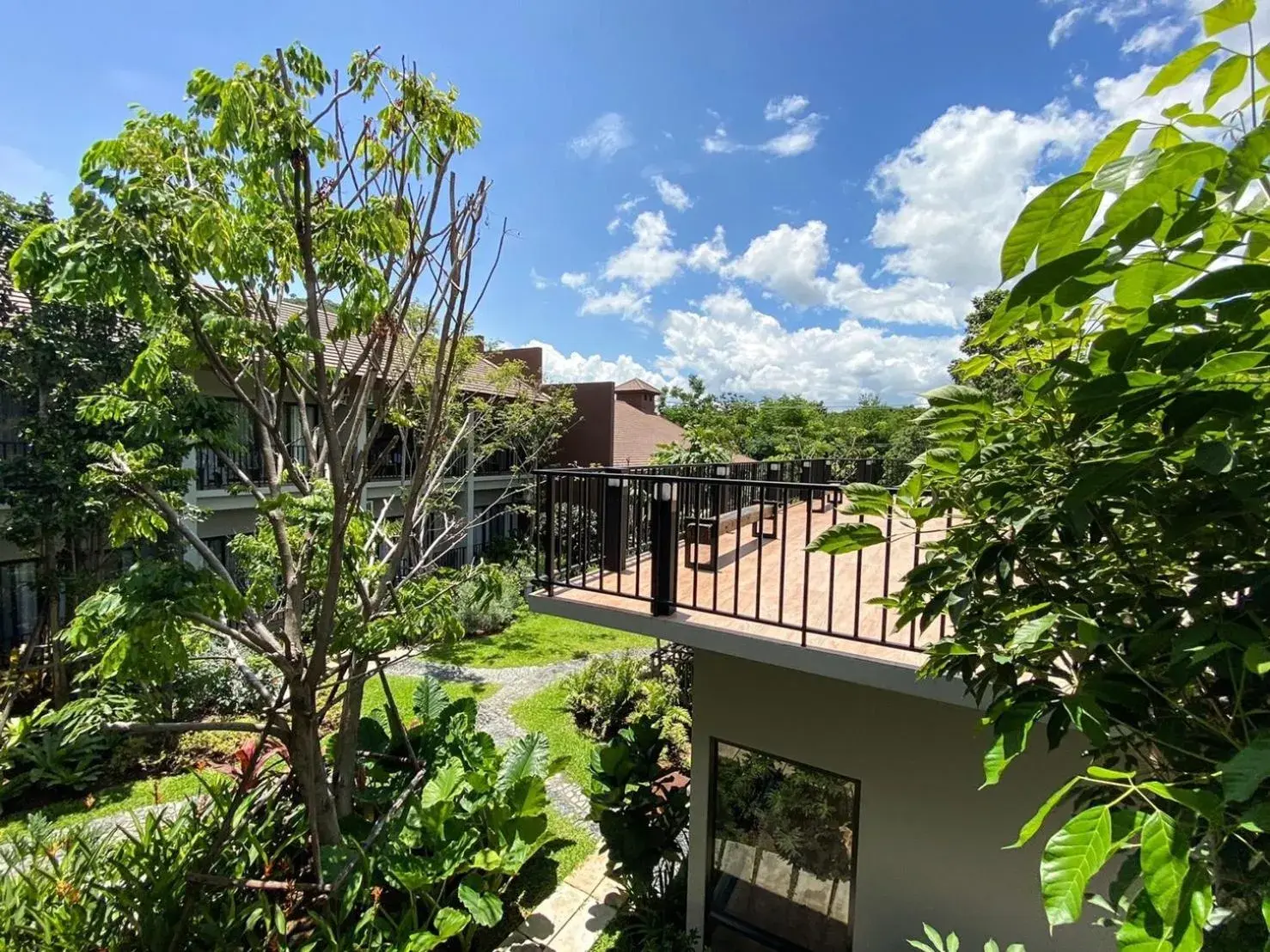 Garden view in JINGLE JUNGLE RESORT KHAOYAI Garden view in JINGLE JUNGLE RESORT KHAOYAI