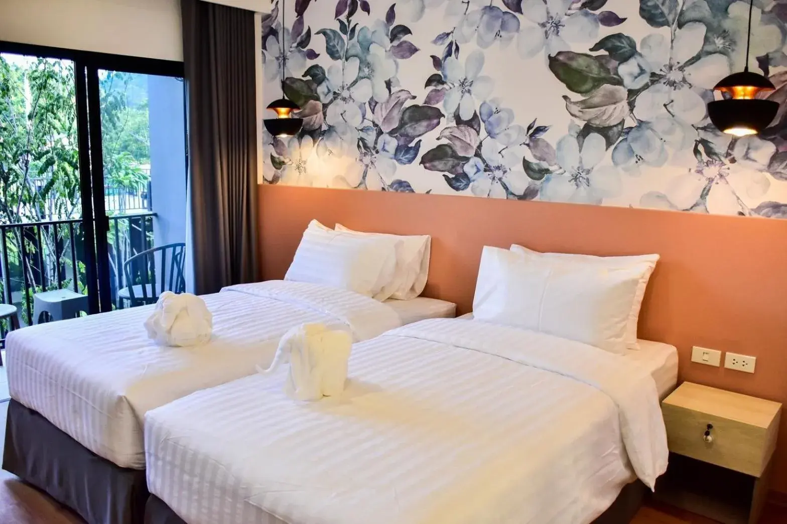 Bed in JINGLE JUNGLE RESORT KHAOYAI Bed in JINGLE JUNGLE RESORT KHAOYAI