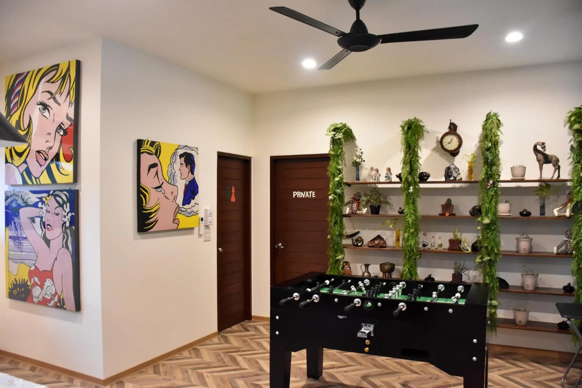 Communal lounge/ TV room in JINGLE JUNGLE RESORT KHAOYAI