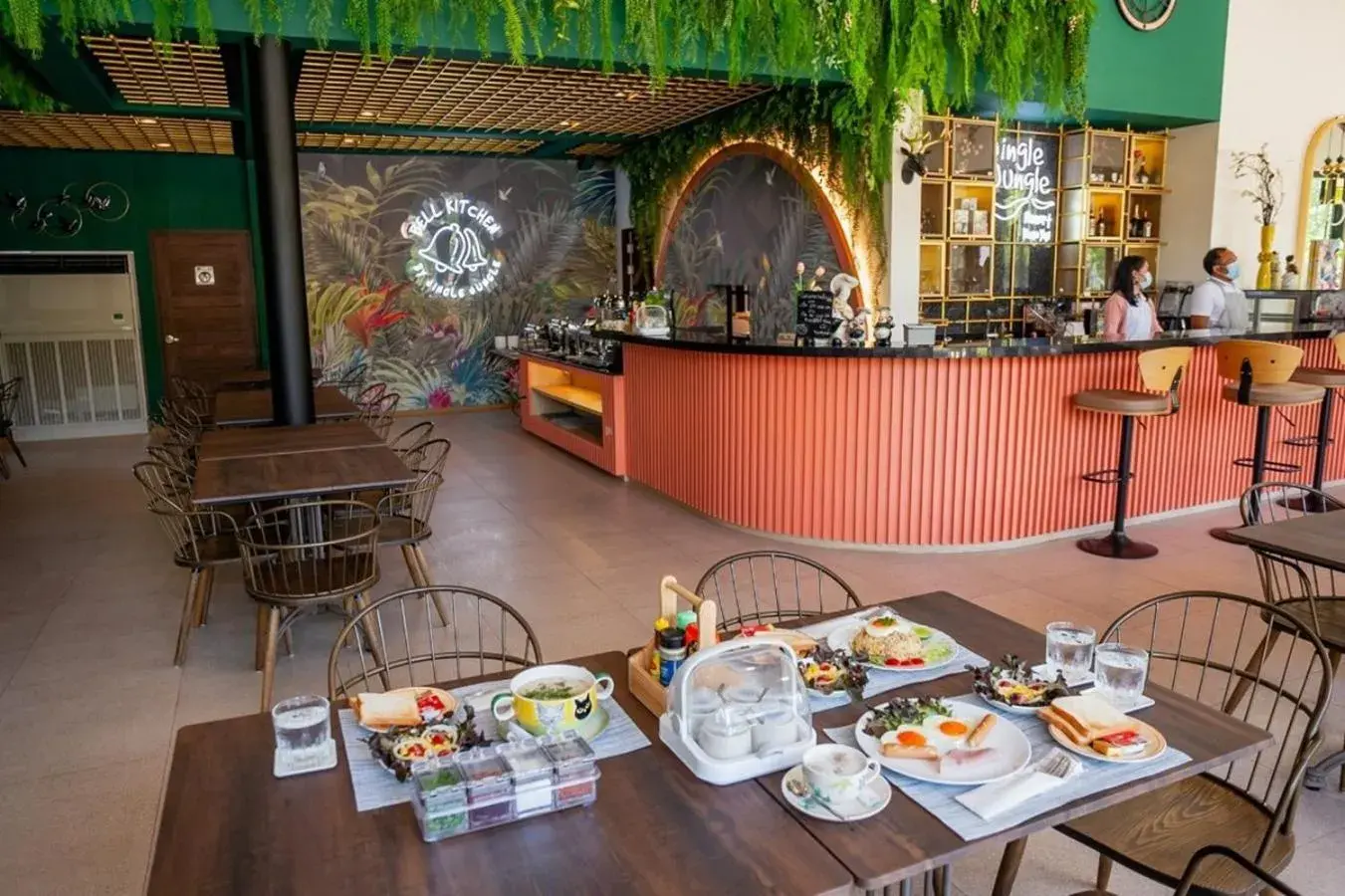 Breakfast in JINGLE JUNGLE RESORT KHAOYAI Breakfast in JINGLE JUNGLE RESORT KHAOYAI