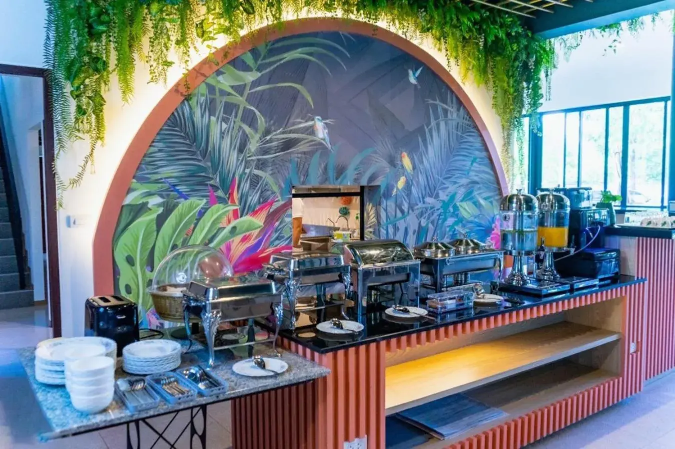 Breakfast in JINGLE JUNGLE RESORT KHAOYAI Breakfast in JINGLE JUNGLE RESORT KHAOYAI