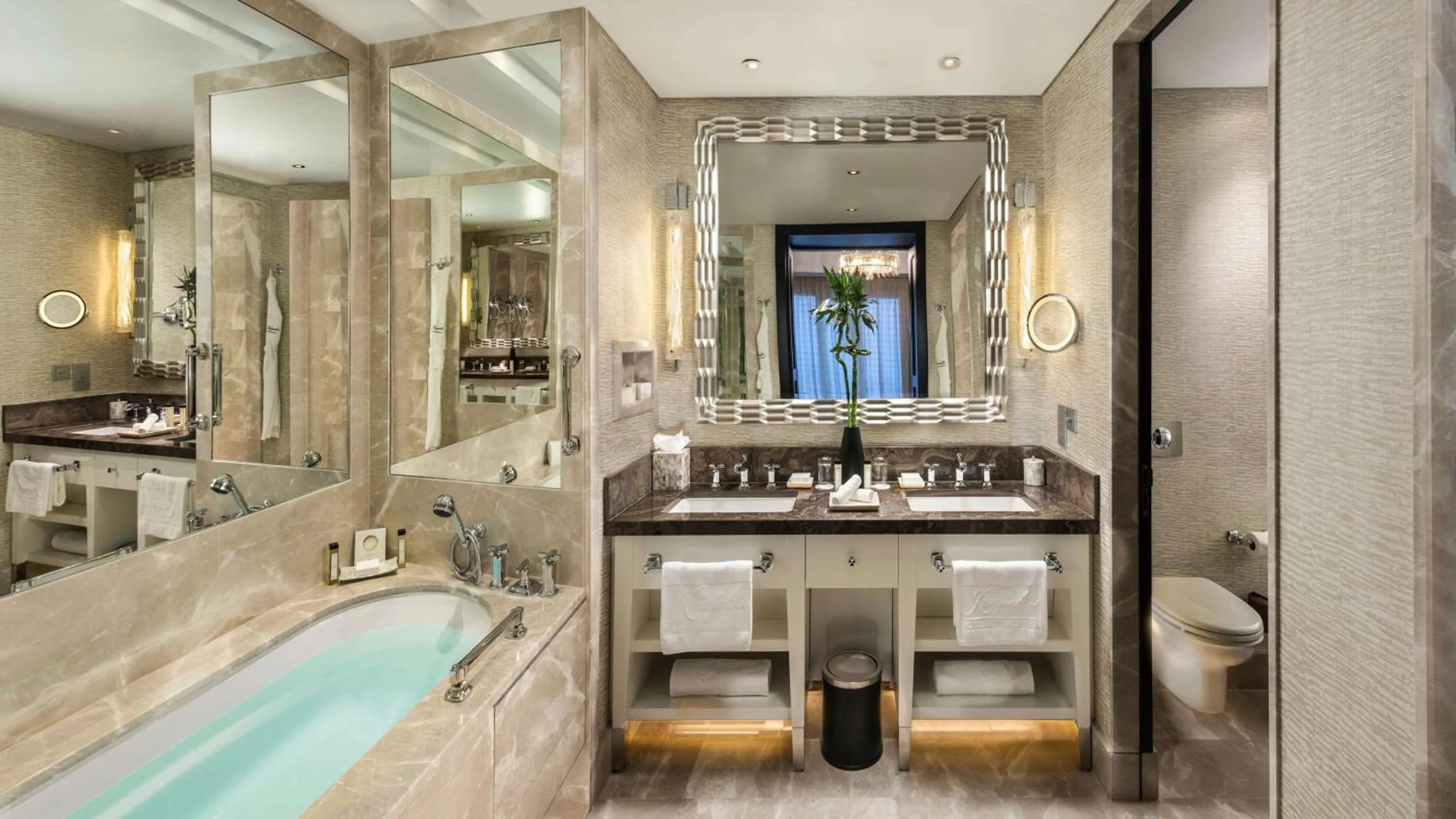 3 Bedroom Family Suite - Lounge Access including Afternoon Tea, Evening Cocktail Hours, Soft Refreshments & Canapes in Kempinski Hotel Mall of the Emirates, Dubai