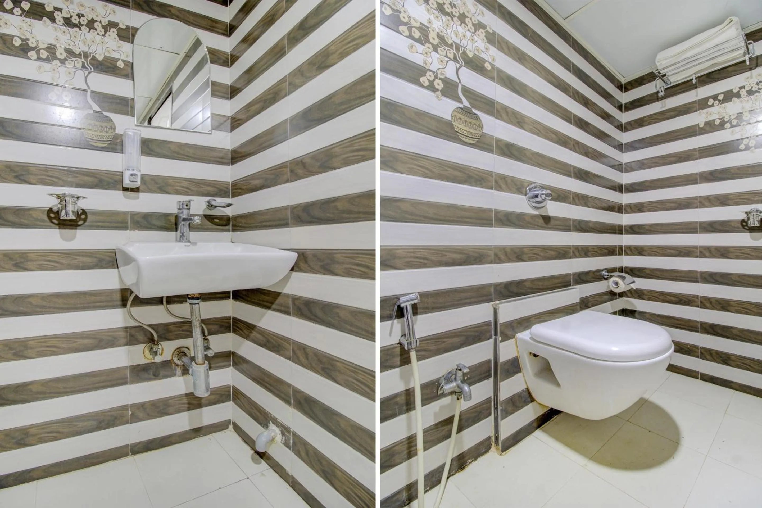 Bathroom in Hotel O Address Inn