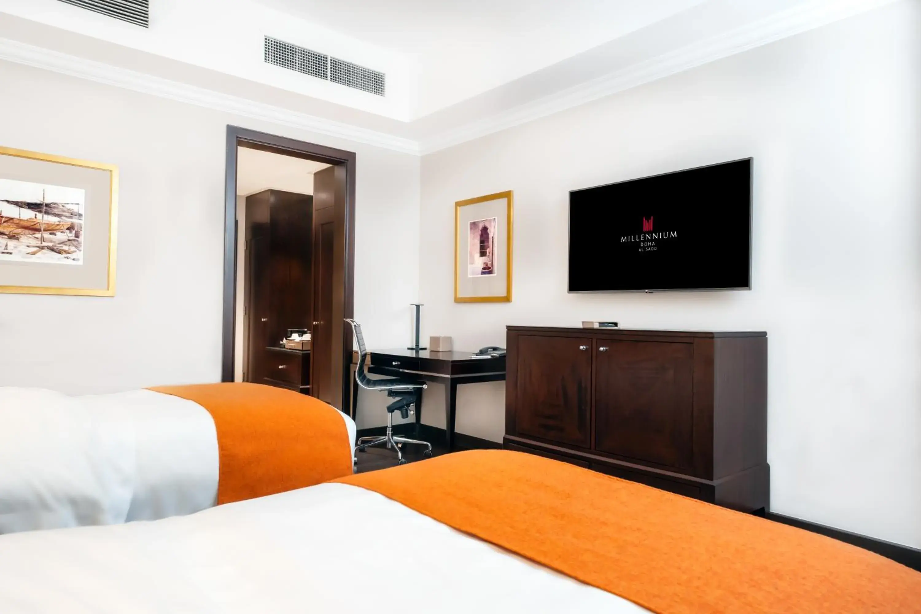 Bed in Millennium Hotel Doha Bed in Millennium Hotel Doha