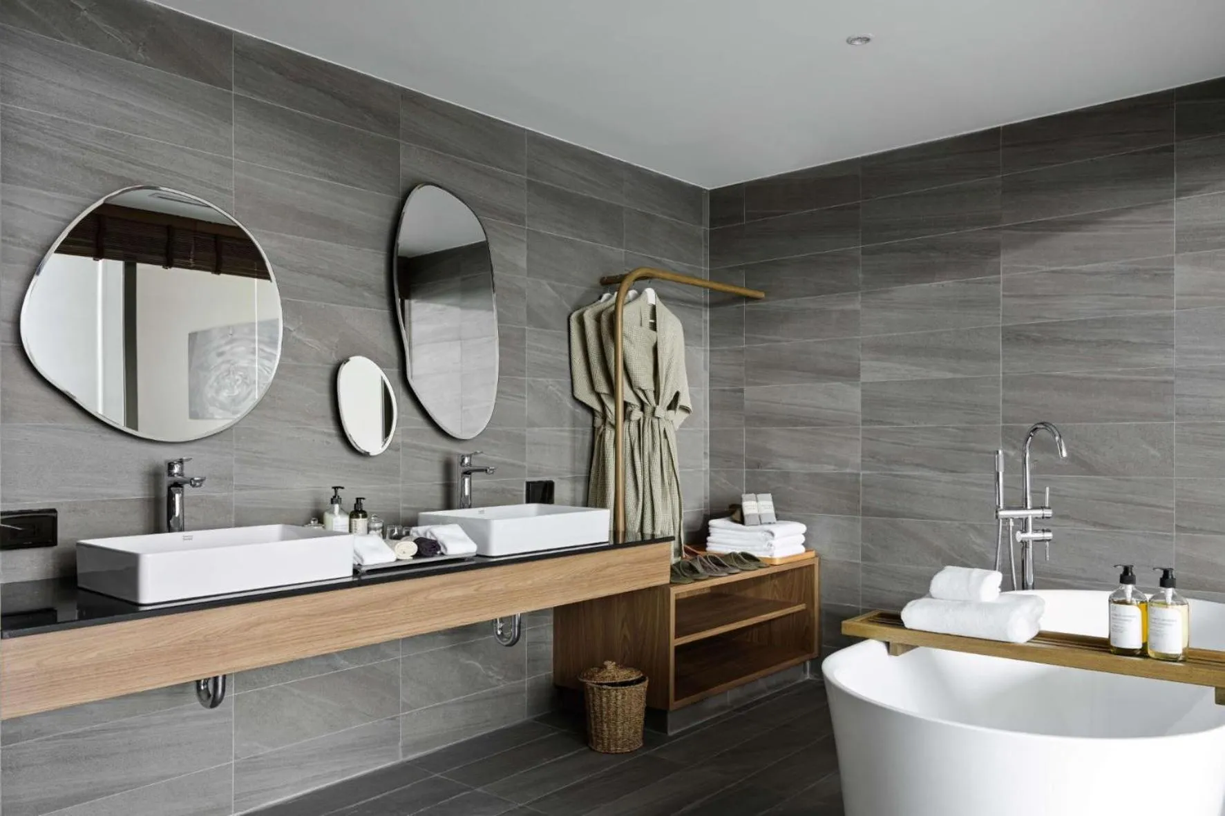 Bathroom in neera retreat hotel