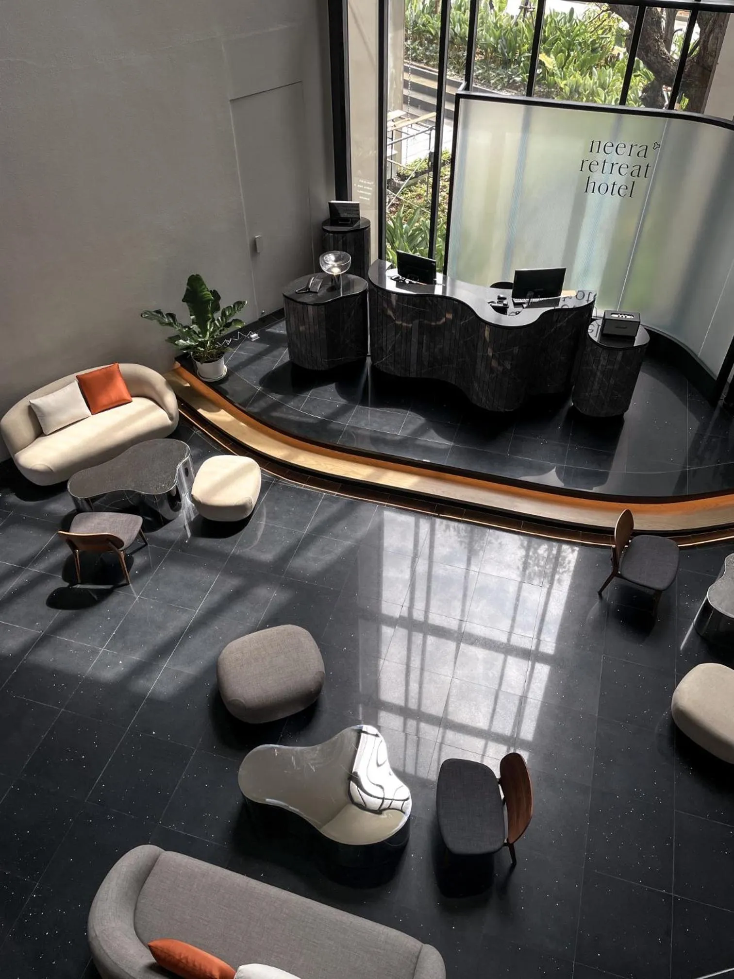 Lobby or reception in neera retreat hotel