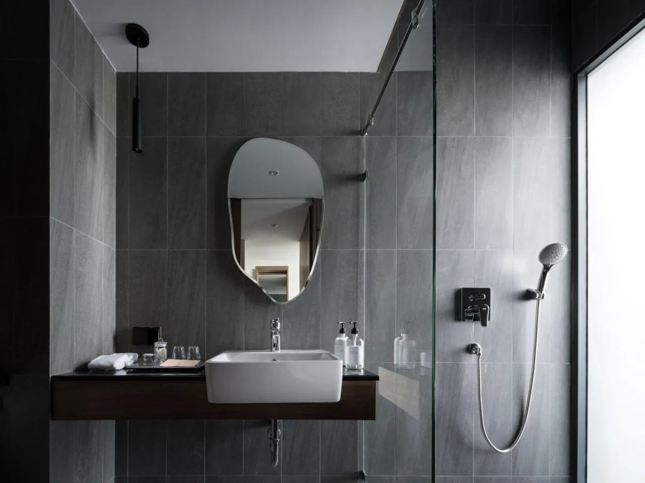 Bathroom in neera retreat hotel