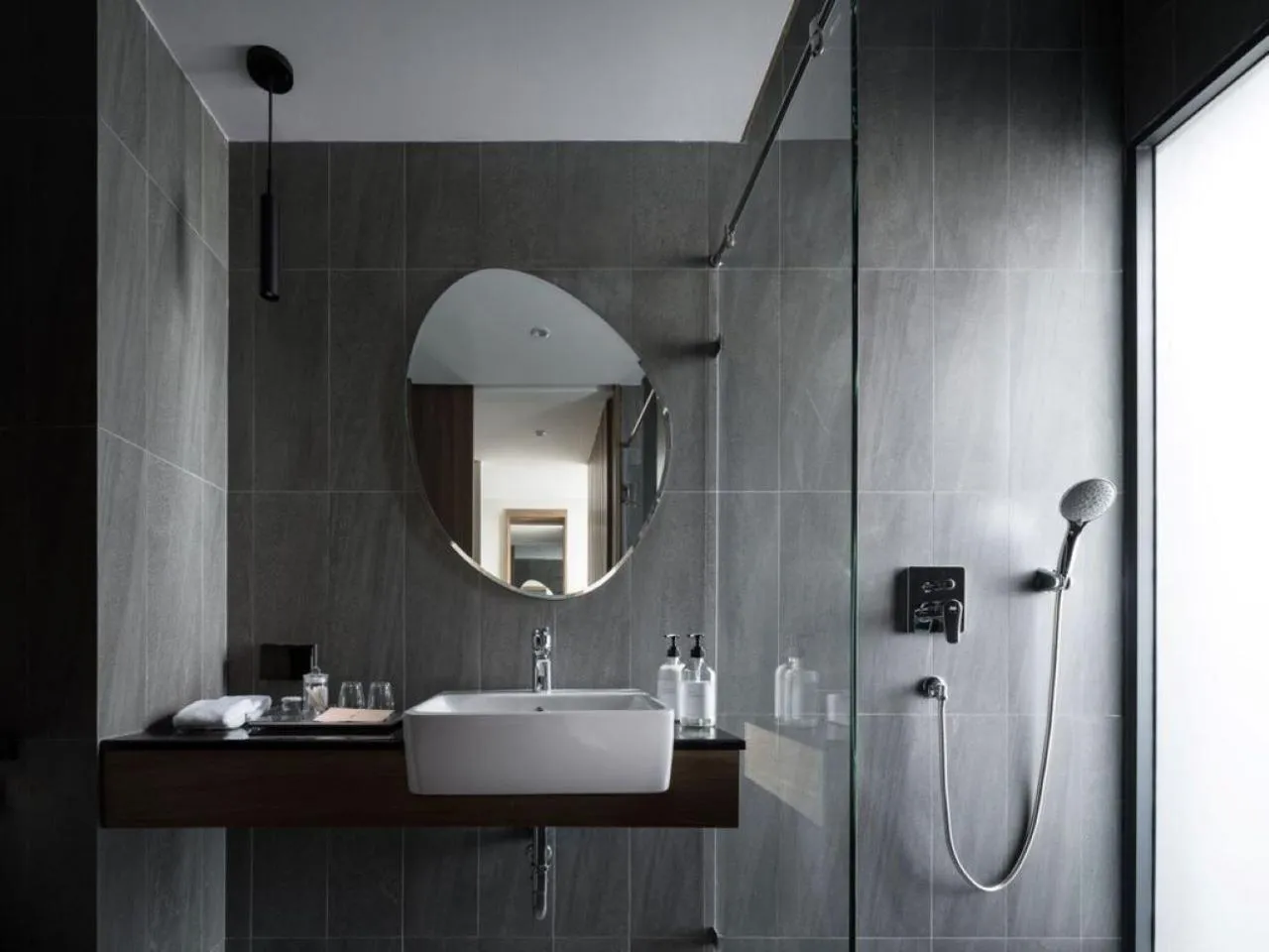 Bathroom in neera retreat hotel