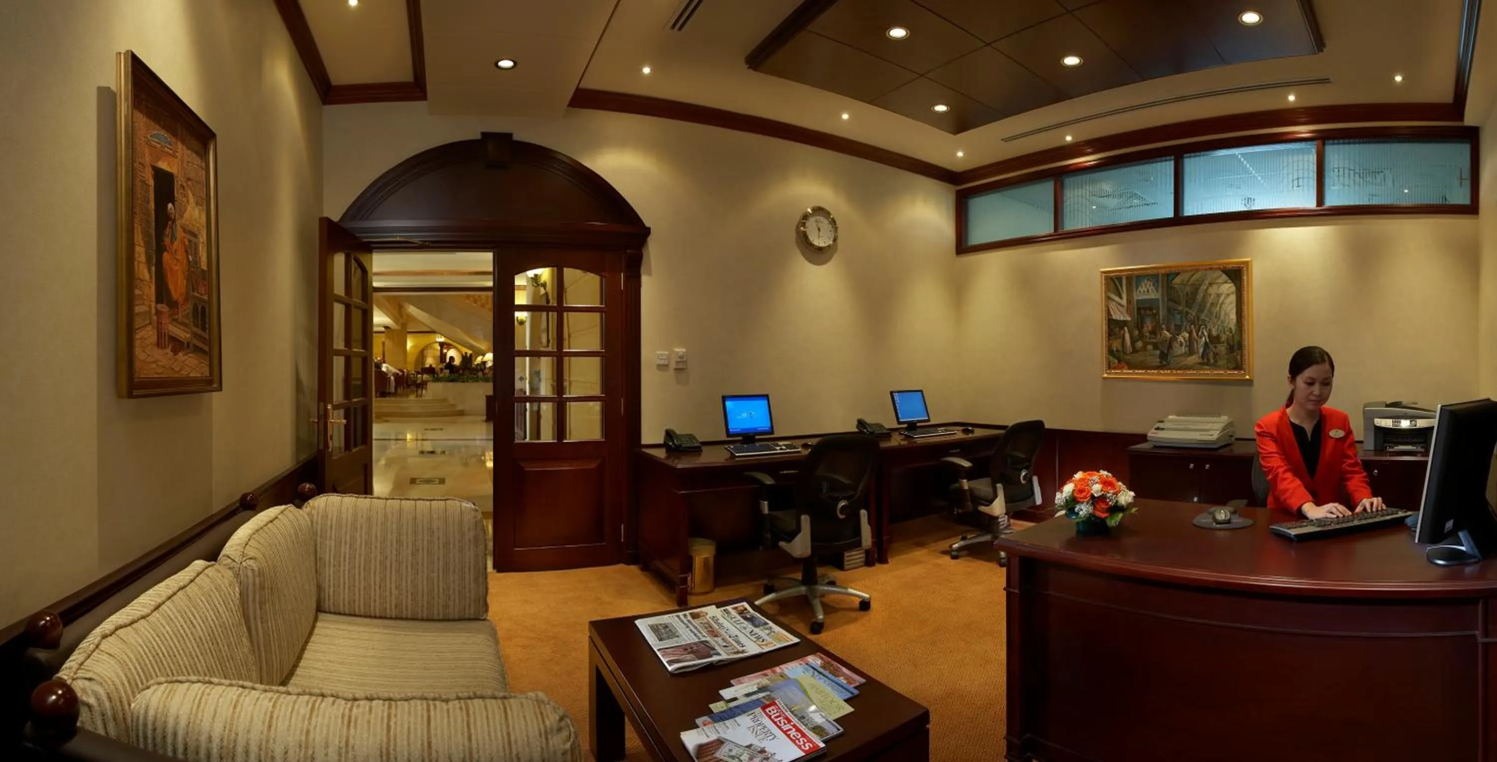 Business facilities in Carlton Palace Hotel