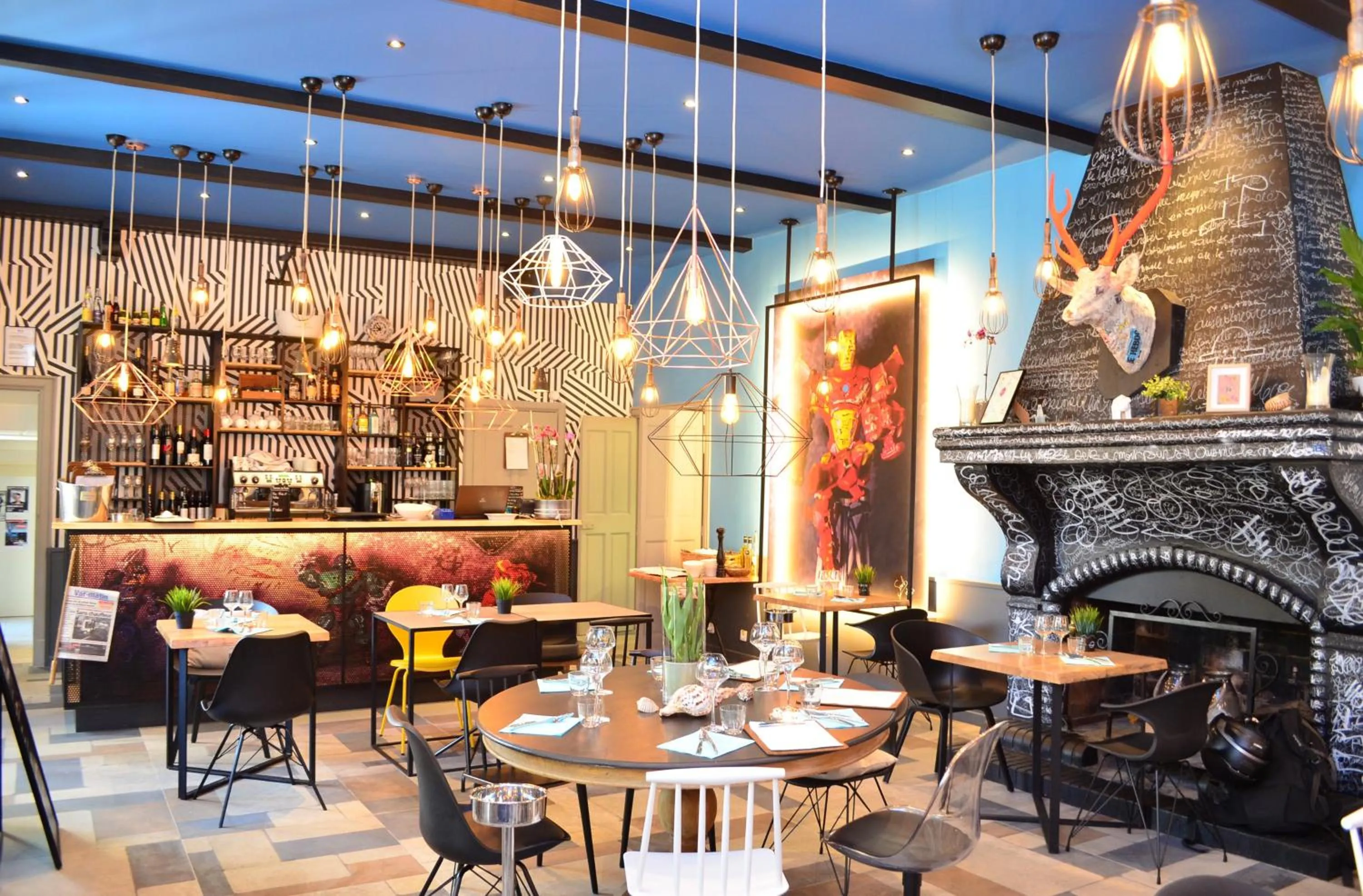 Decorative detail in Hôtel du Parc