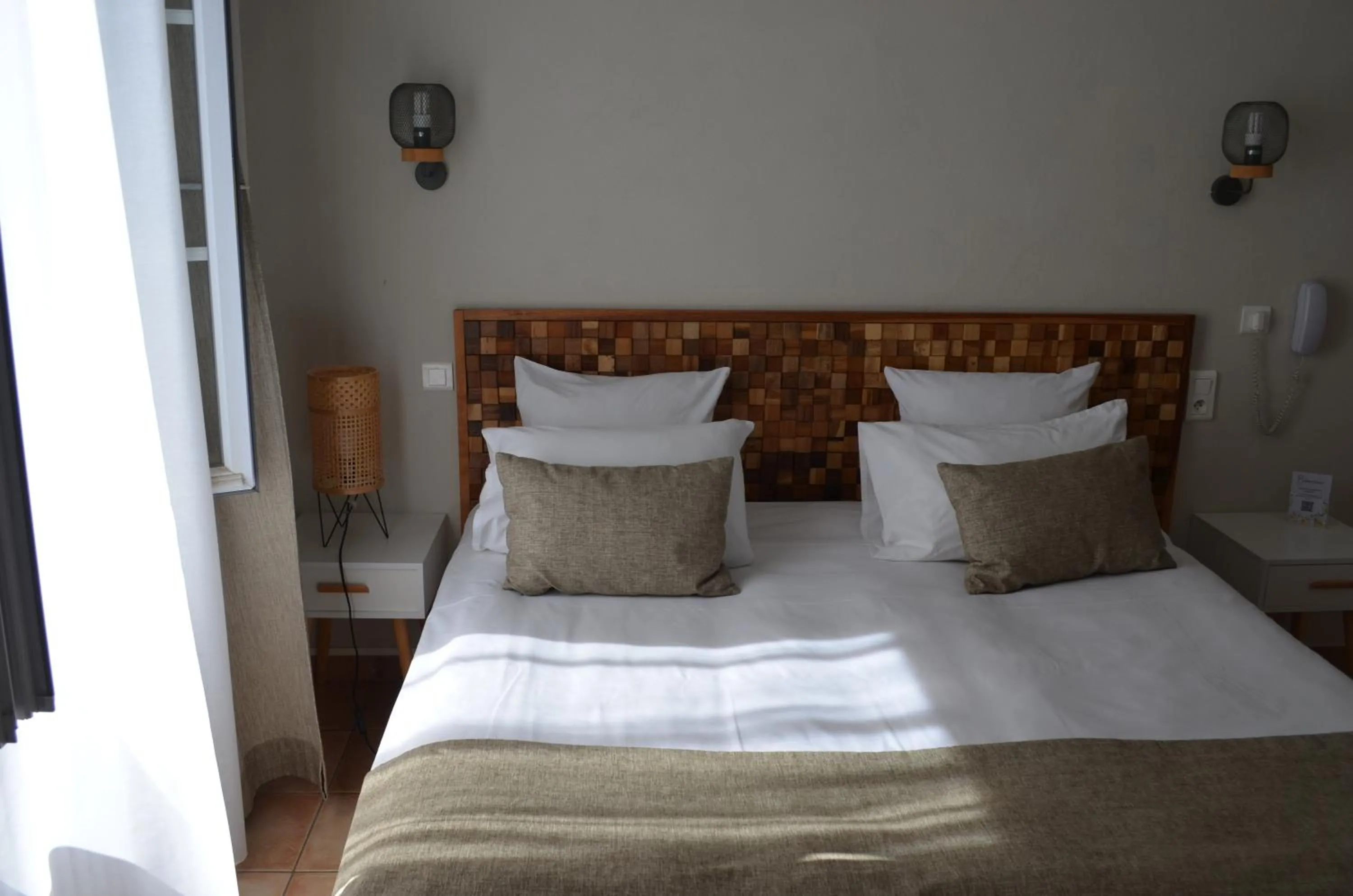 Bed in Hôtel du Parc