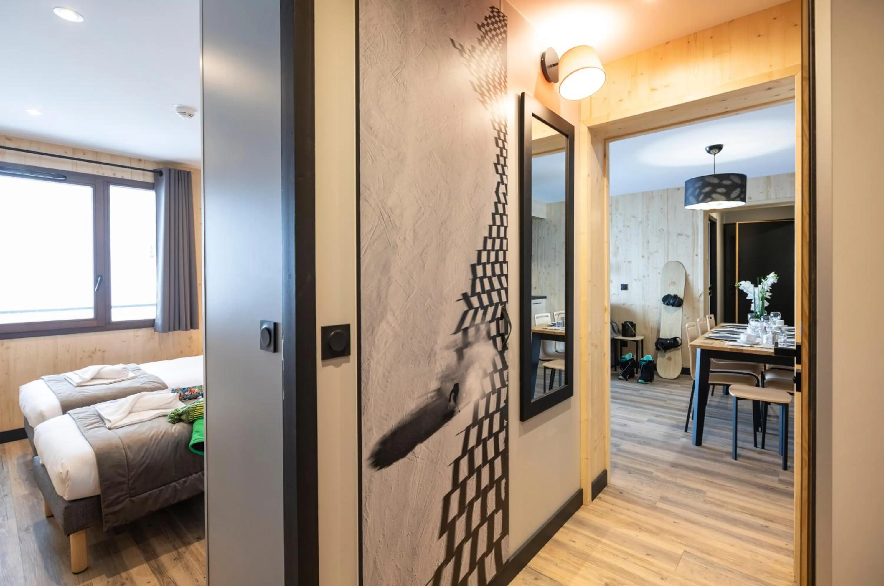 Bedroom, Bed in Résidence Club MMV L'Etoile des Sybelles