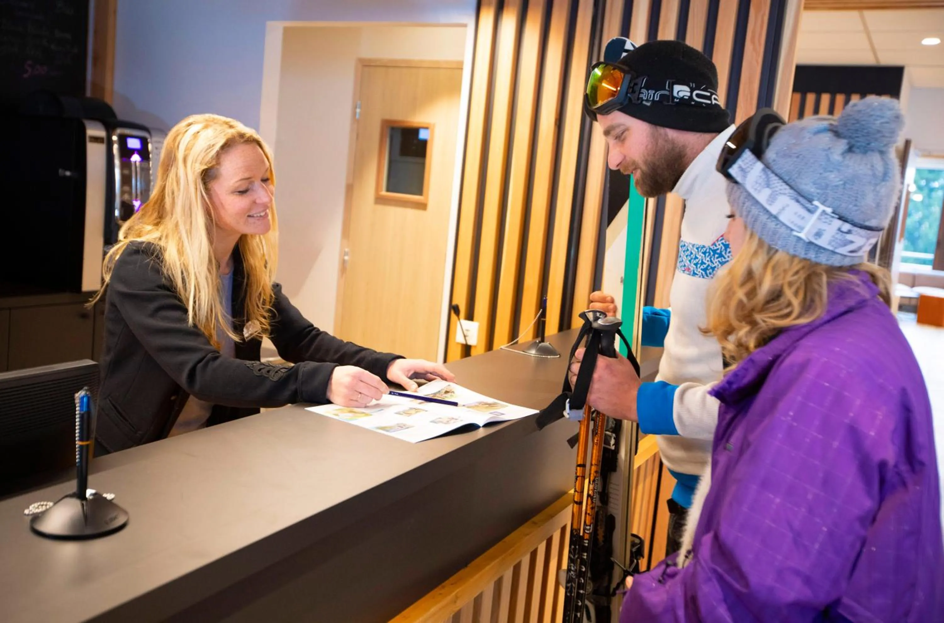 Lobby or reception in Résidence Club MMV L'Etoile des Sybelles