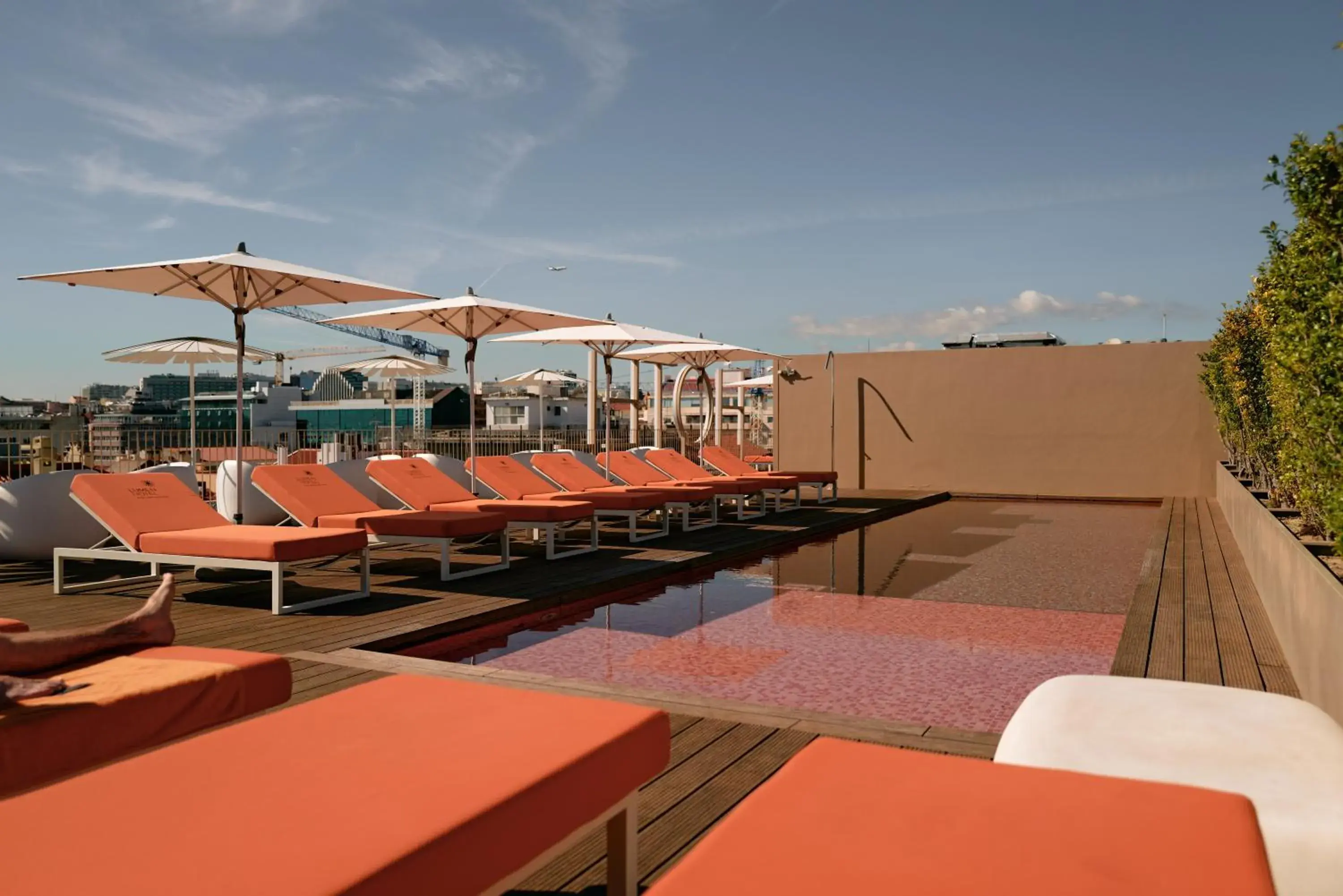 Swimming pool in Lumen Hotel & The Lisbon Light Show Swimming pool in Lumen Hotel & The Lisbon Light Show