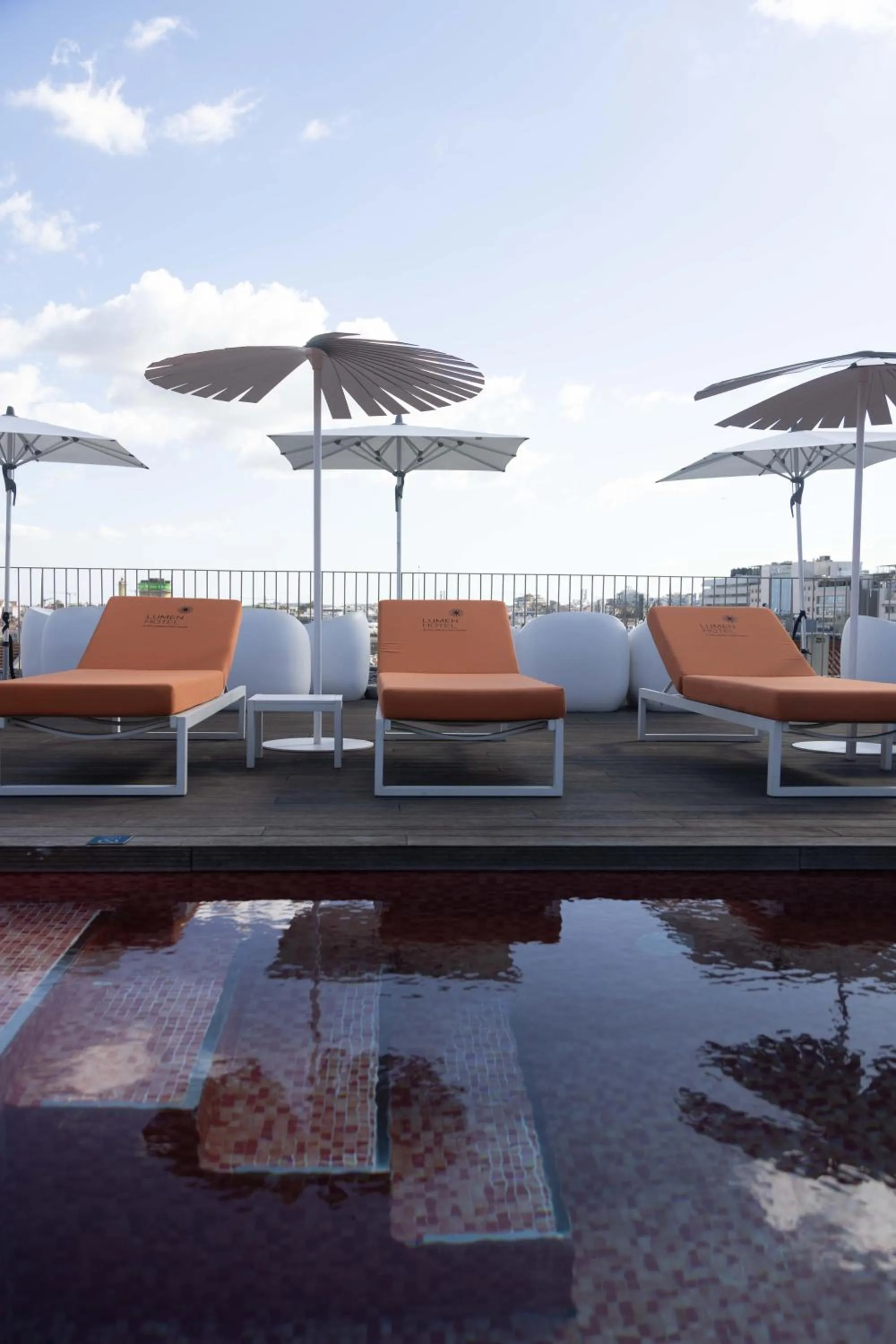 Swimming pool in Lumen Hotel & The Lisbon Light Show