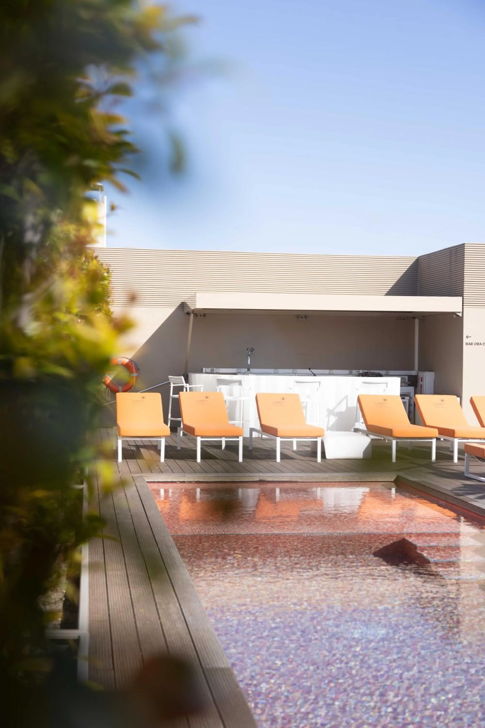 Swimming pool in Lumen Hotel & The Lisbon Light Show