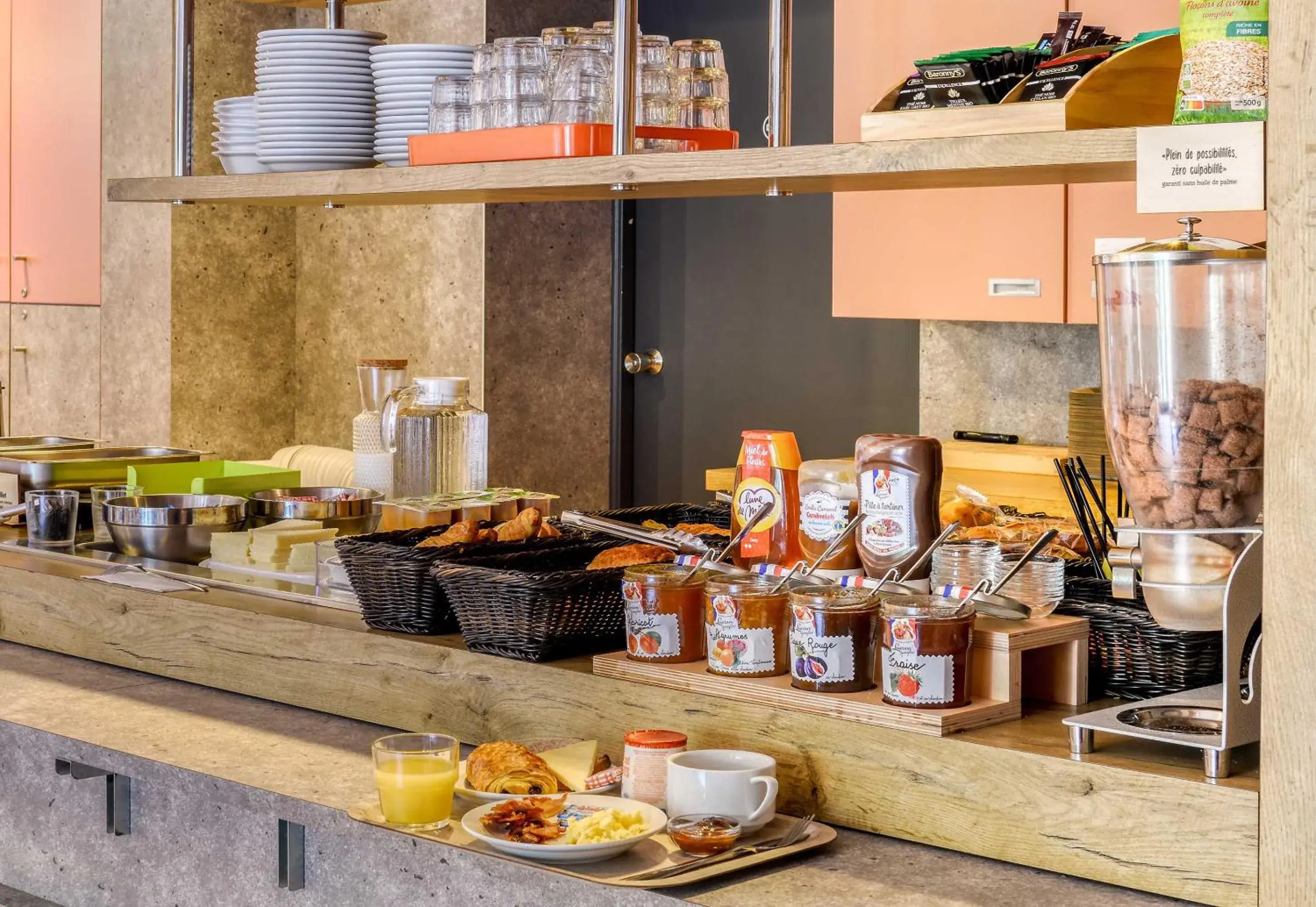 Breakfast in B&B HOTEL Montpellier Sud Lattes Breakfast in B&B HOTEL Montpellier Sud Lattes