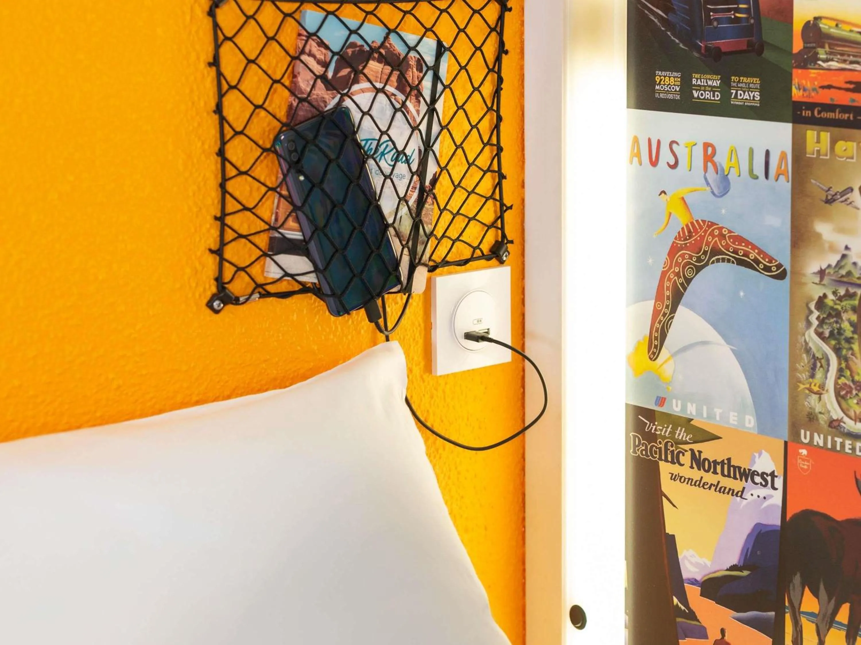 Bedroom in hotelF1 Montpellier Sud