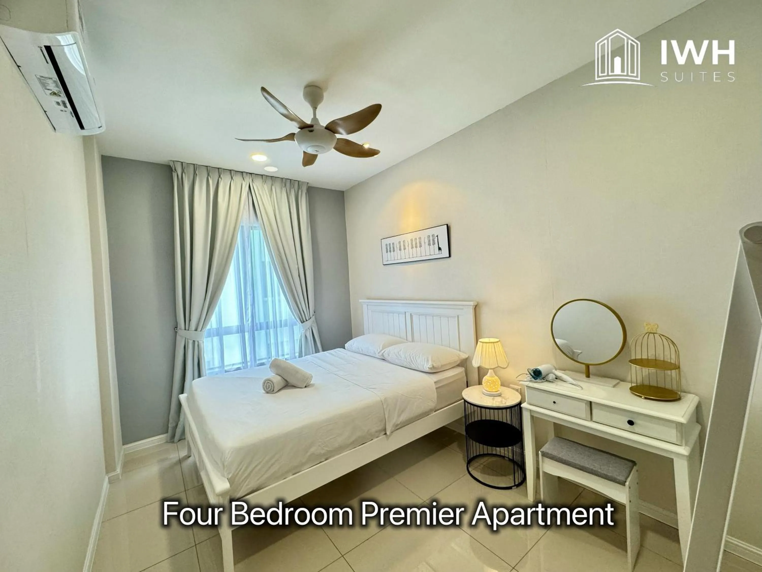 Bed in Ipoh Waterpark Manhattan Premium Suites by IWH Suites