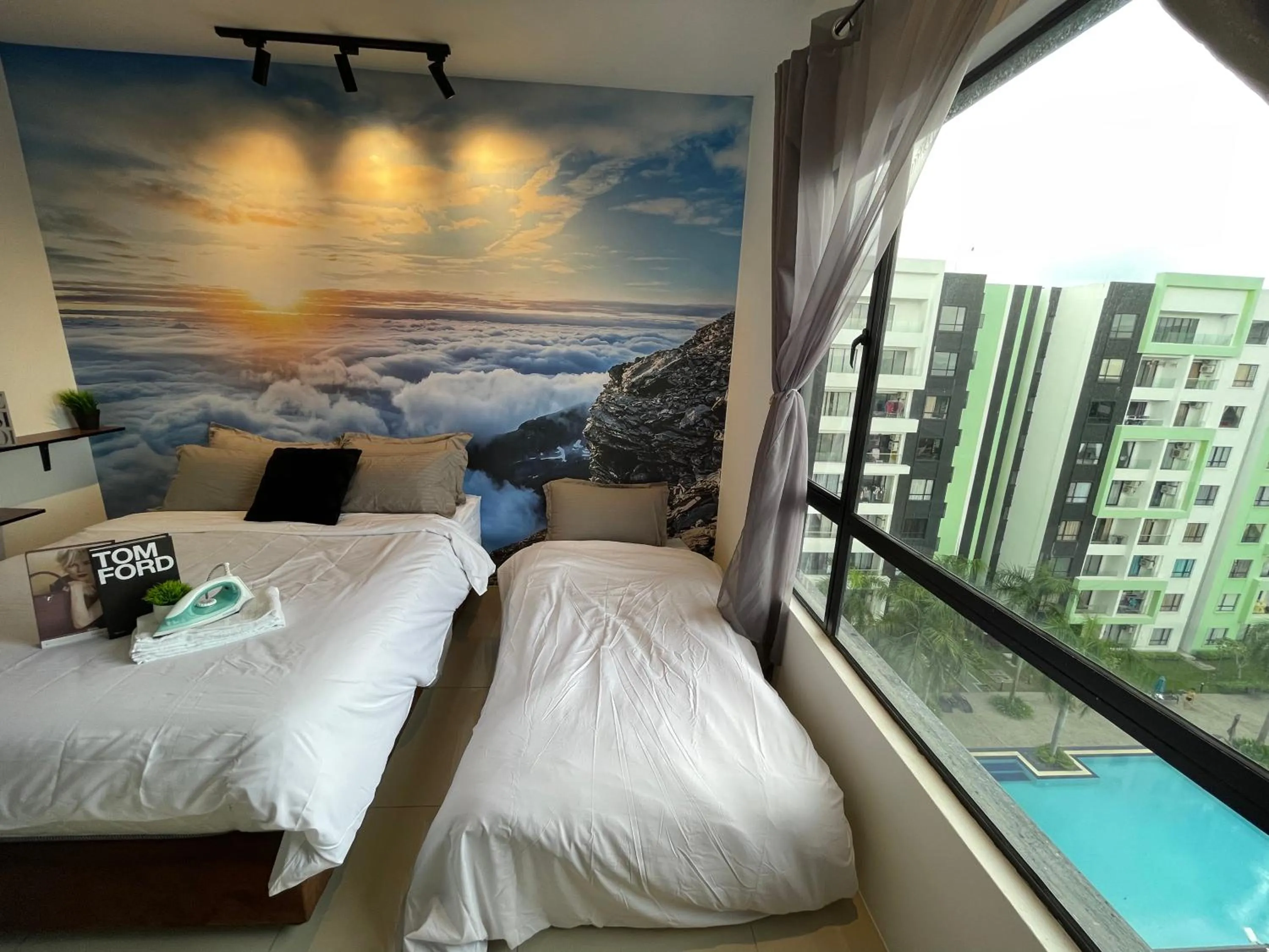 Bed in Ipoh Waterpark Manhattan Premium Suites by IWH Suites