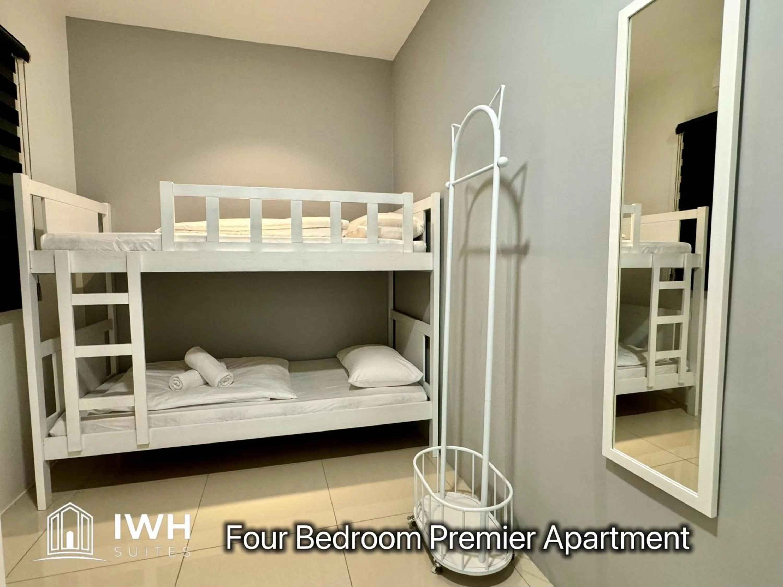 Bed in Ipoh Waterpark Manhattan Premium Suites by IWH Suites