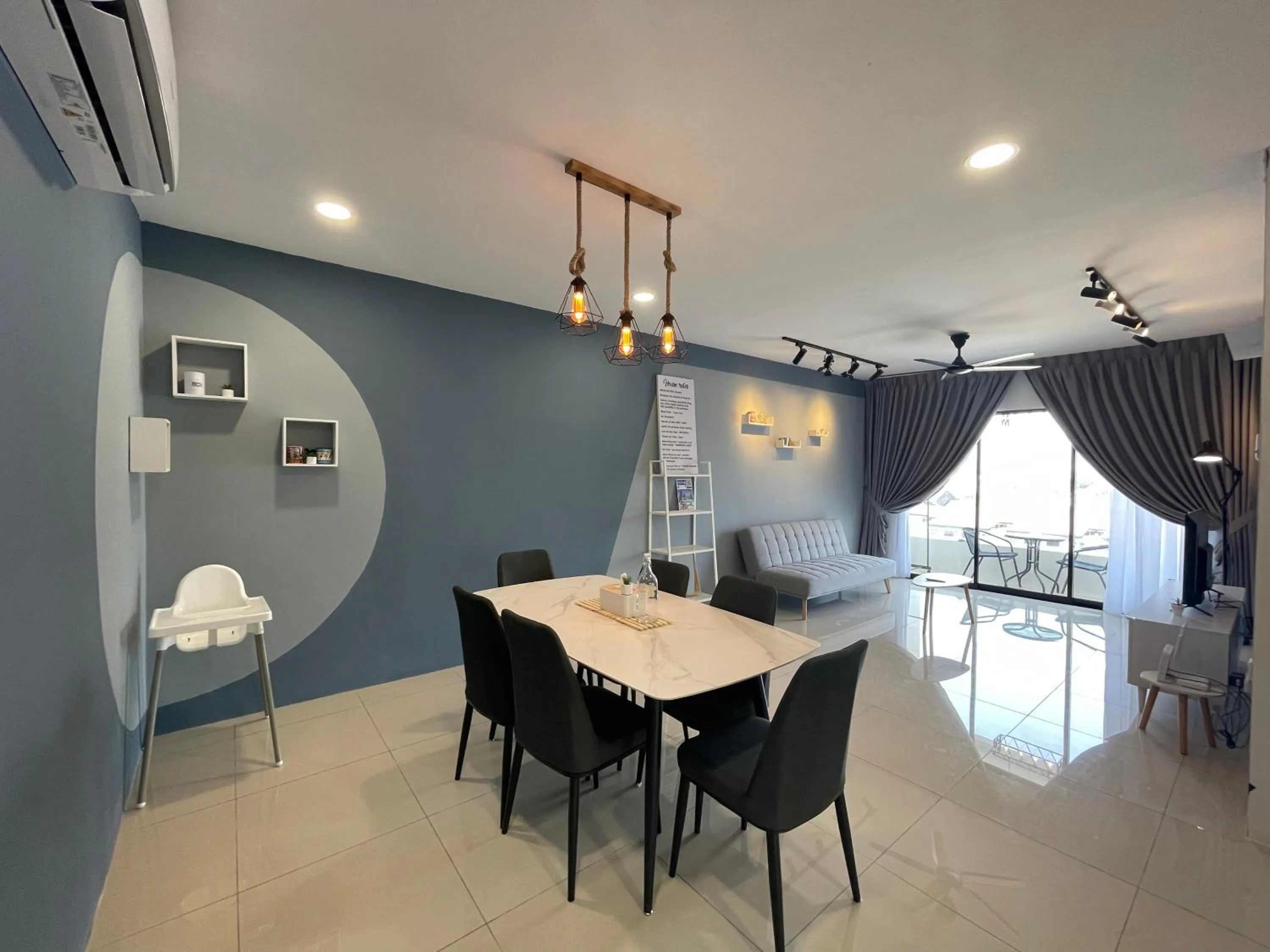 Dining area in Ipoh Waterpark Manhattan Premium Suites by IWH Suites