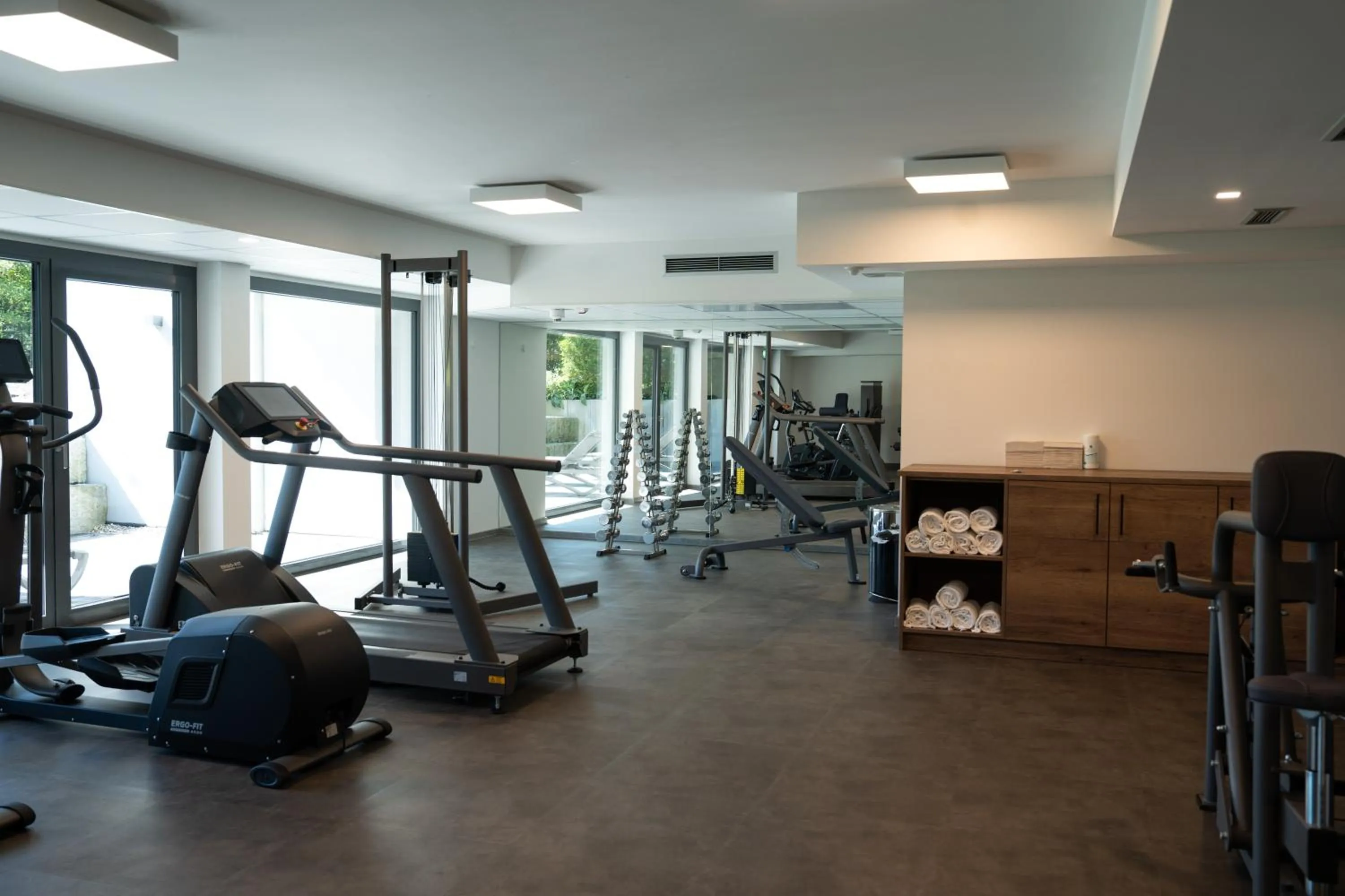 Fitness centre/facilities in Emils Hotel